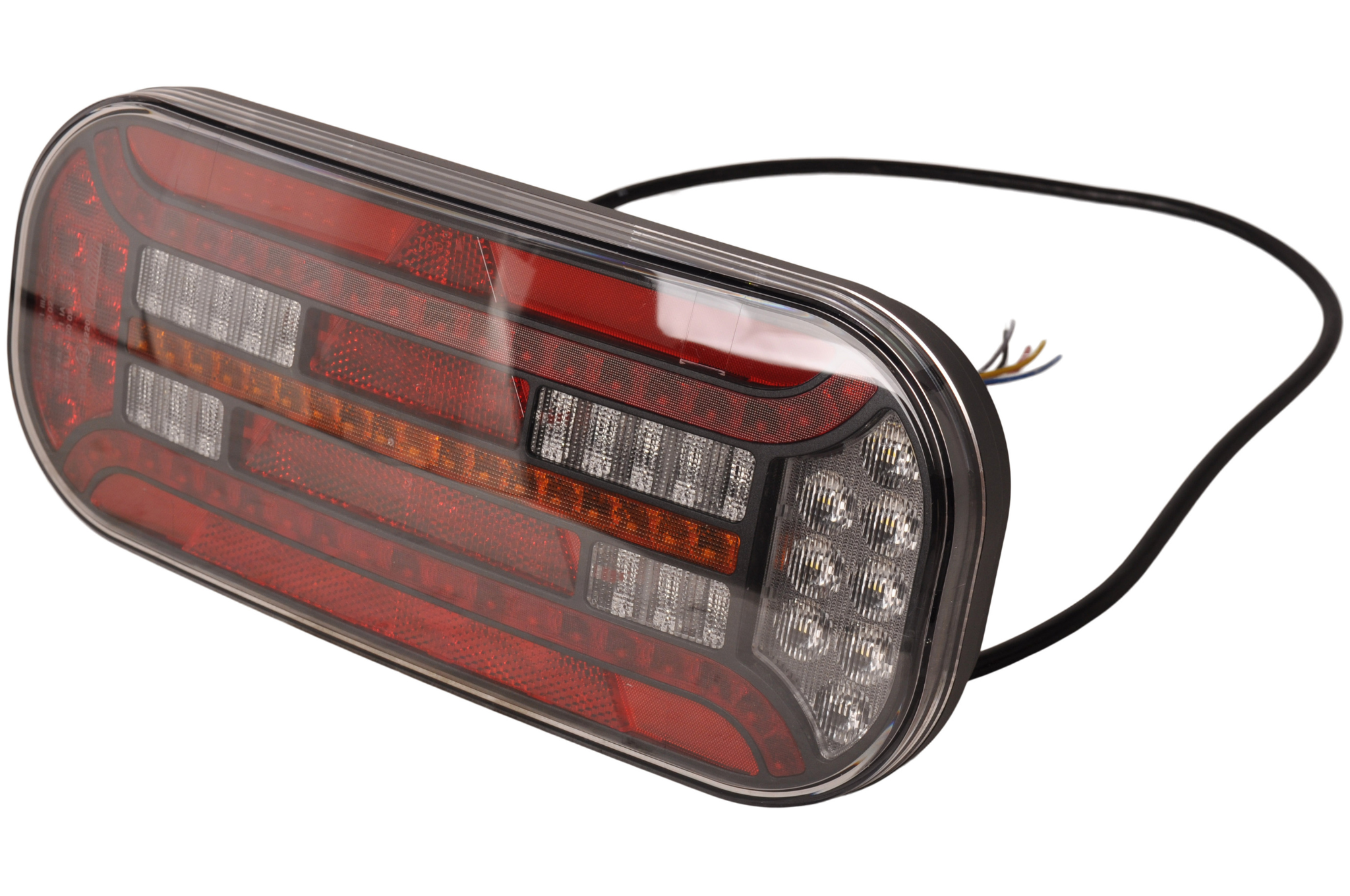 Fristom FT-610 links - LED 302x130x51 mm - met dynamische richtingaanwijzer - 100 cm losse draad aansluiting