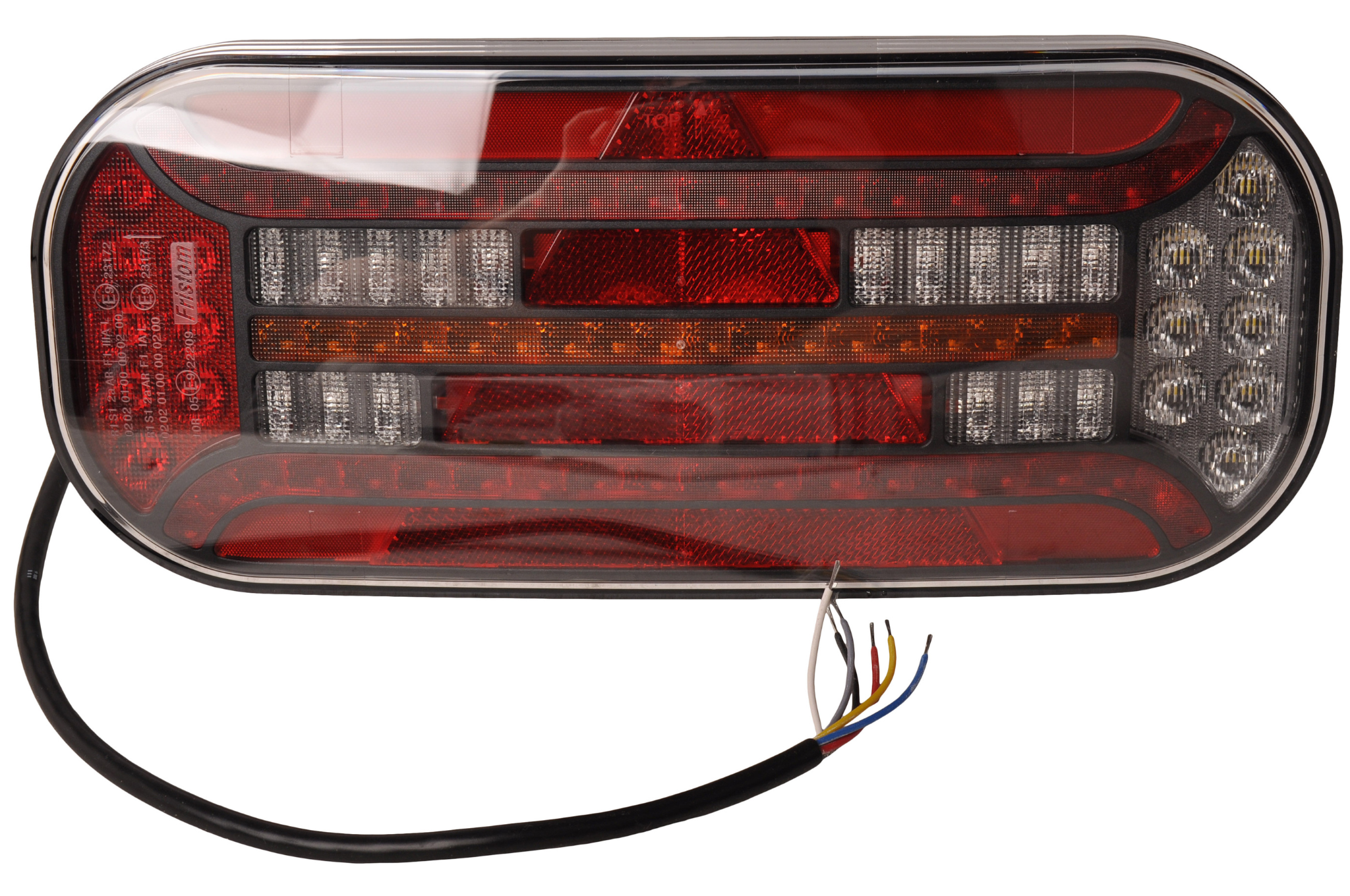 Fristom FT-610 links - LED 302x130x51 mm - met dynamische richtingaanwijzer - 100 cm losse draad aansluiting