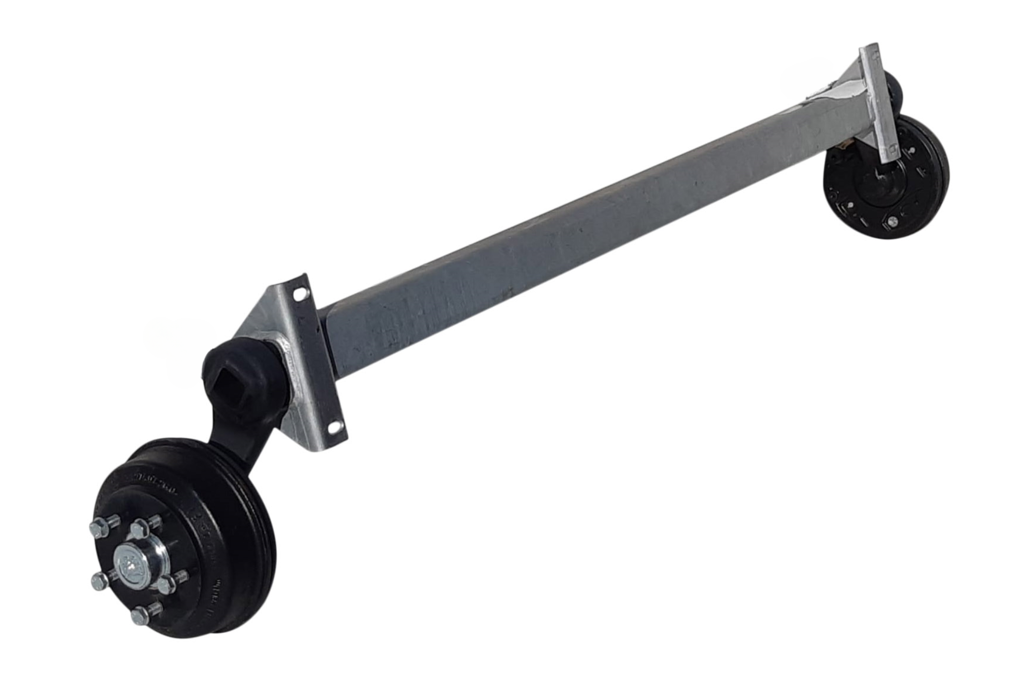 Geremde torsie as - 1500 kg - padmaat 1100 mm - flensmaat 1550 mm - 5 gats