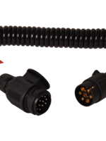 Cantonal Spiraalkabel 90 > 250 cm - 13P (M) <> 7P (M)