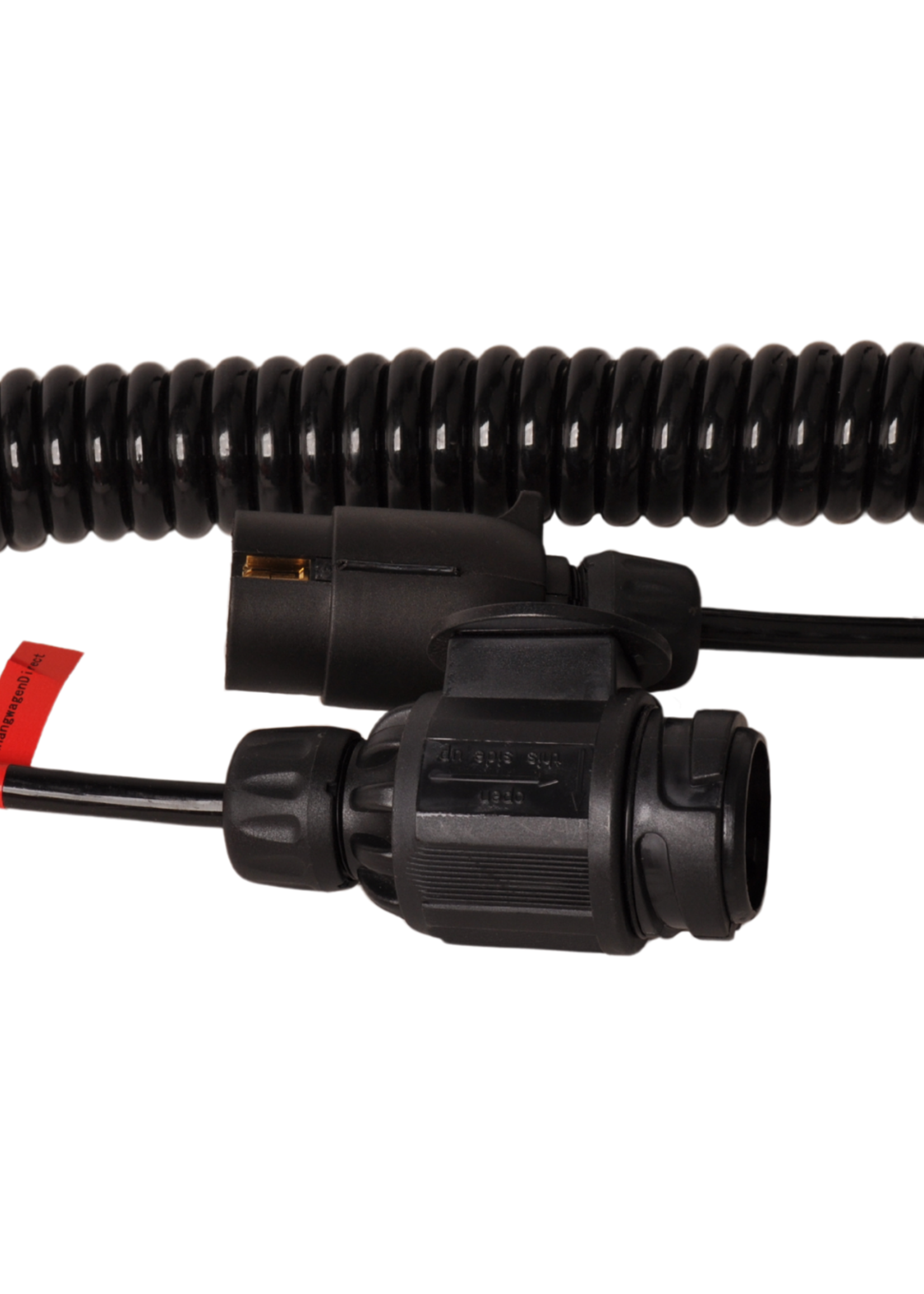 Cantonal Adapter spiraalkabel 7 aderig met 13-polige stekker & 7-polige stekker - 90 tot 250 cm