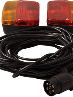 Cantonal Magnetische verlichtingsset  met 7,5 meter hoofdkabel - ideaal voor bootrailers