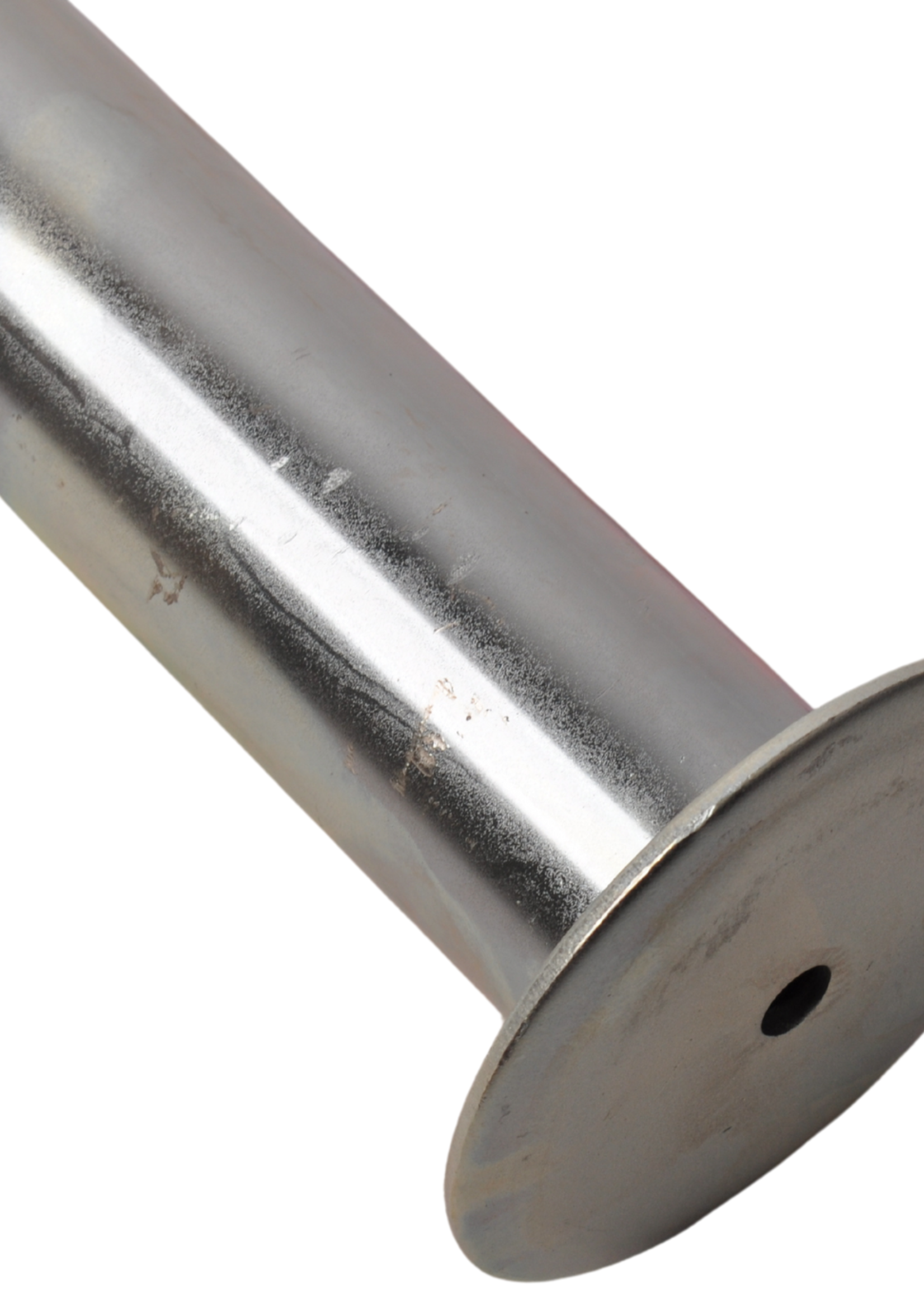 Cantonal Stalen steunpoot met handvat - 600 mm hoog - 48 mm buisdiameter