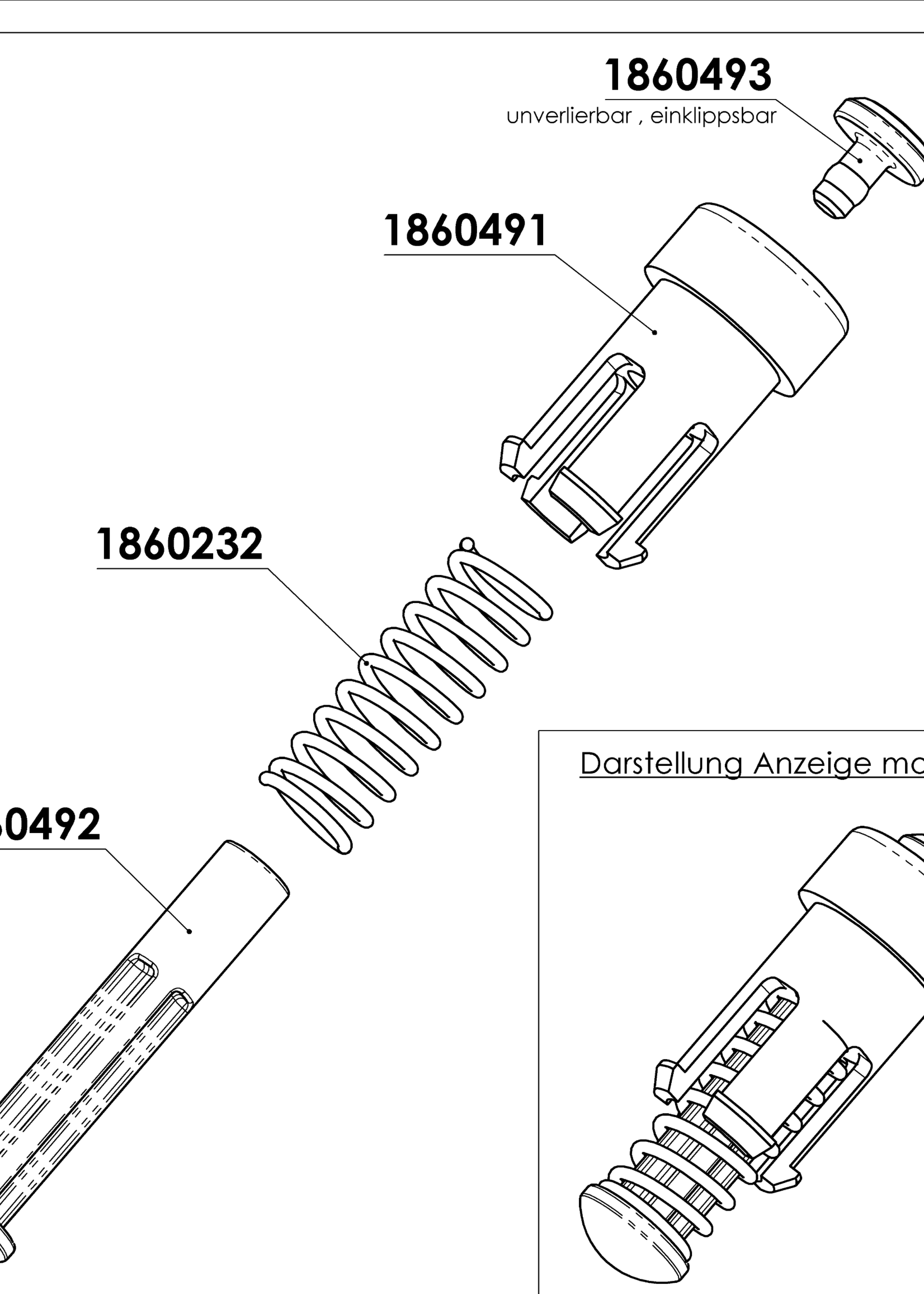 Winterhoff Koppeling indicator  voor WS3000 ( na 08-2009)  en WS 3500