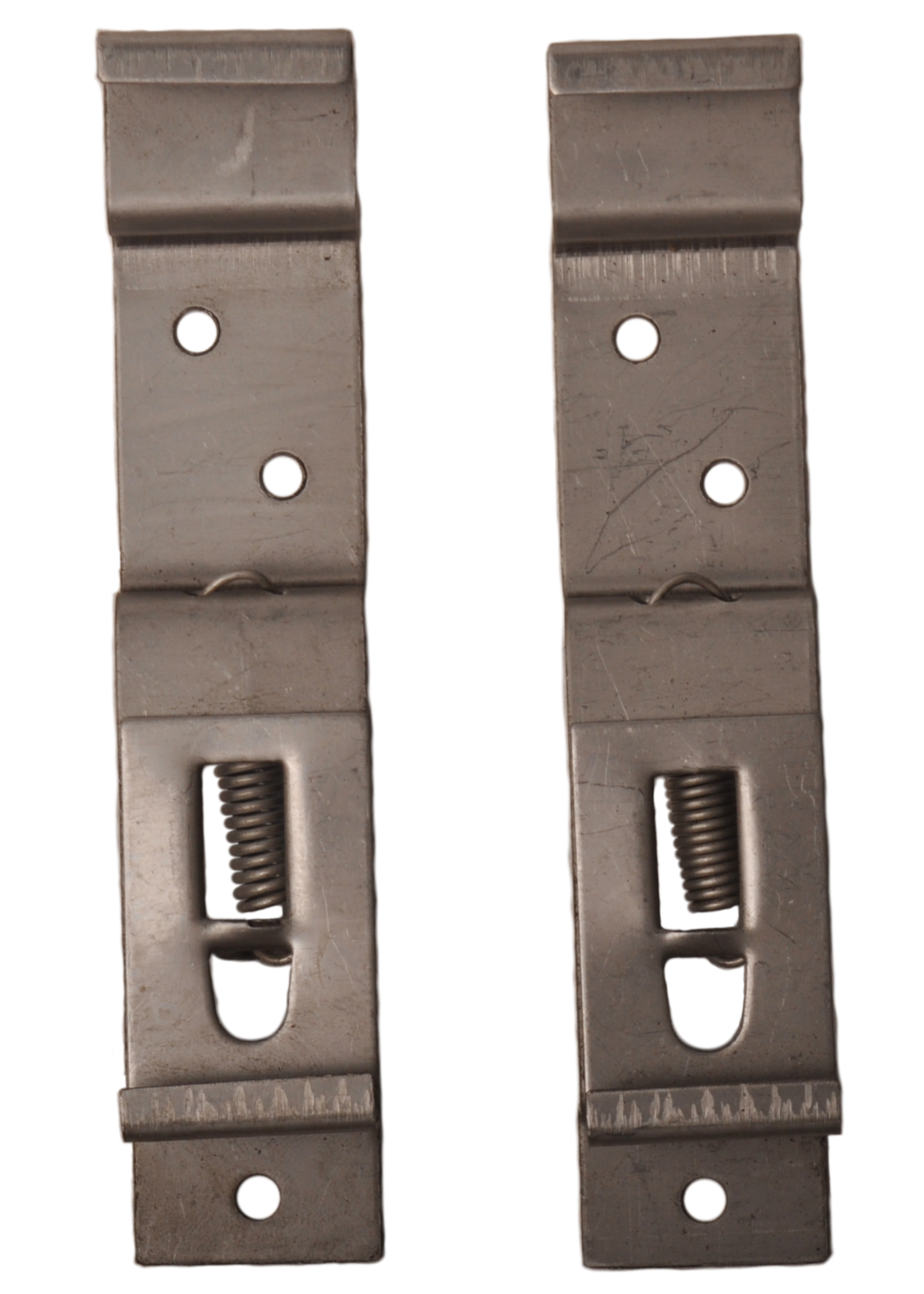 Cantonal Kentekenplaat klemmen voor aanhangers en caravans - RVS (2 stuks)