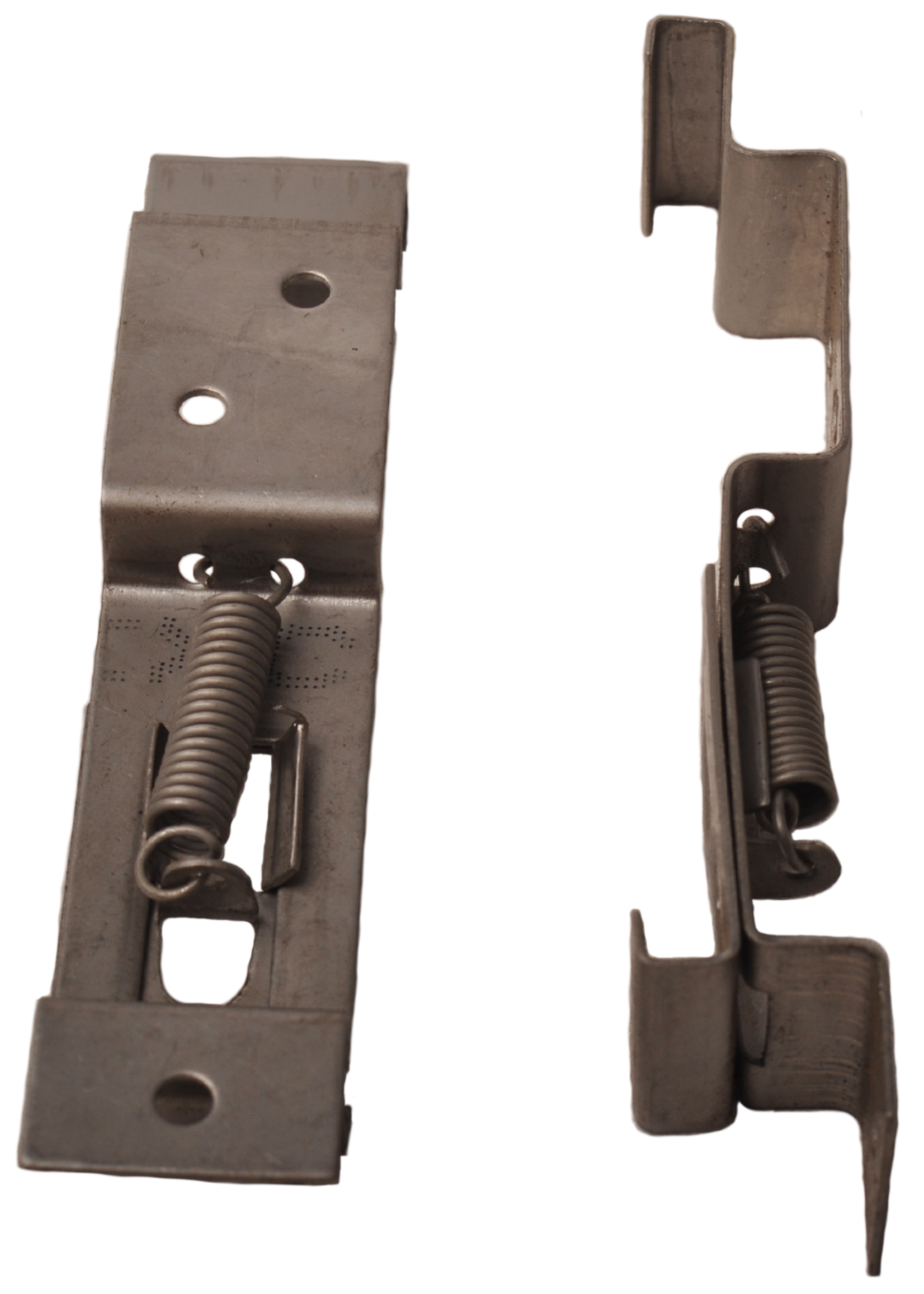 Cantonal Kentekenplaat klemmen voor aanhangers en caravans - RVS (2 stuks)