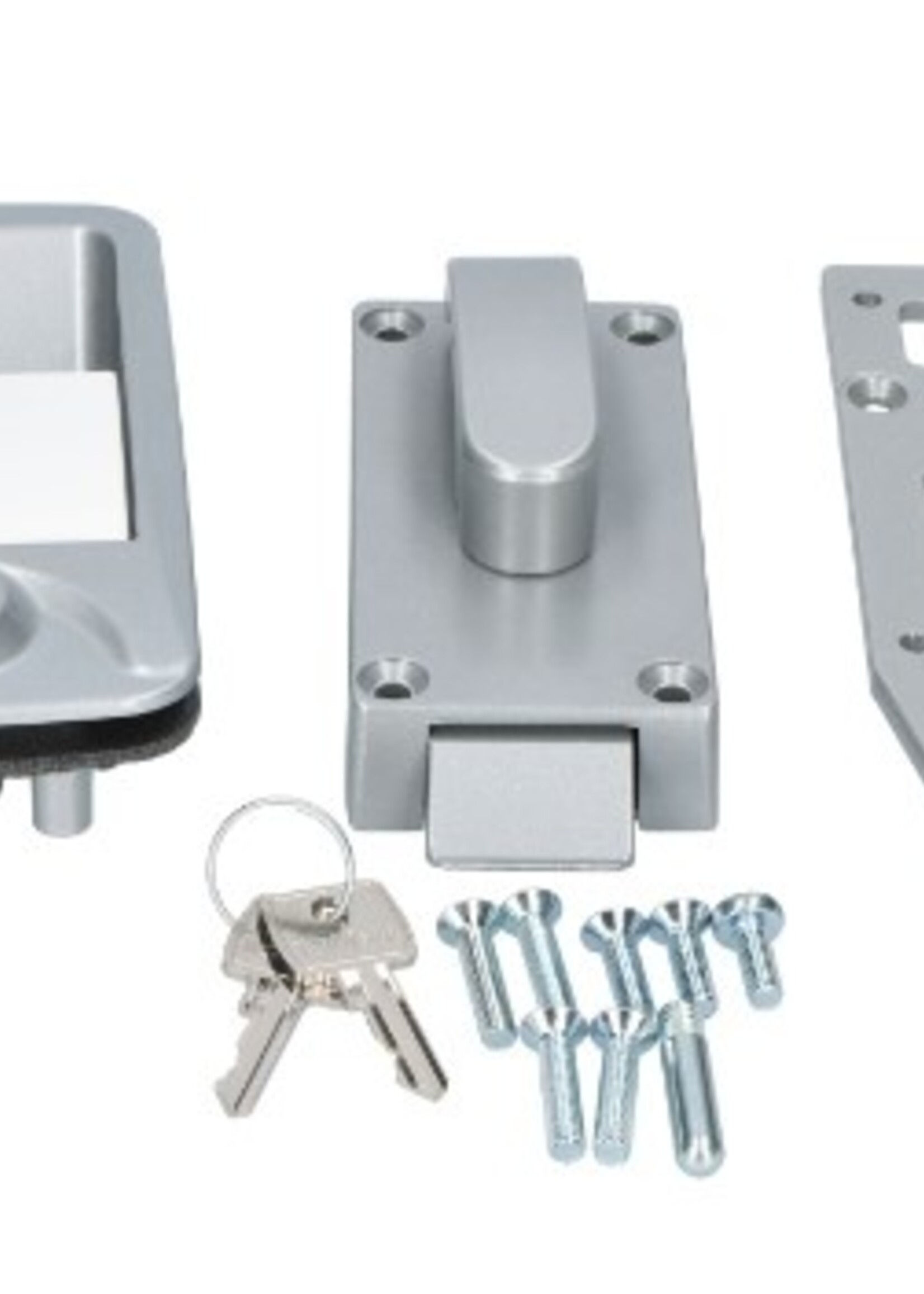 Cantonal Rhiwa Quality caravandeurslot rechts - geschikt voor deuren van 25 mm dikte - Sleutelnummer MC05 - Stalen behuizing
