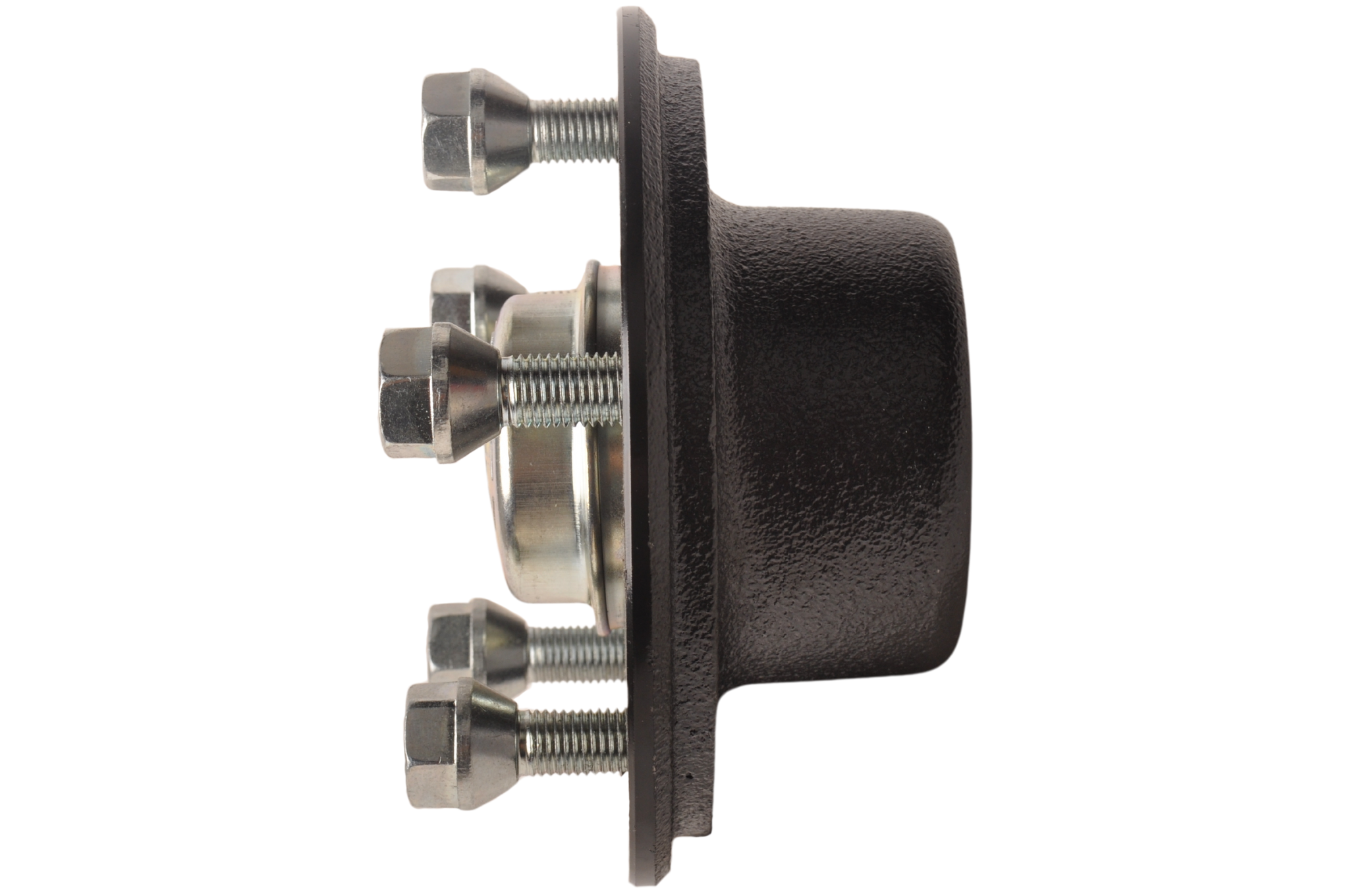 Knott naaf met naafdop - inclusief flensmoer en compactlager 34x64x37 mm - steekmaat 112x5