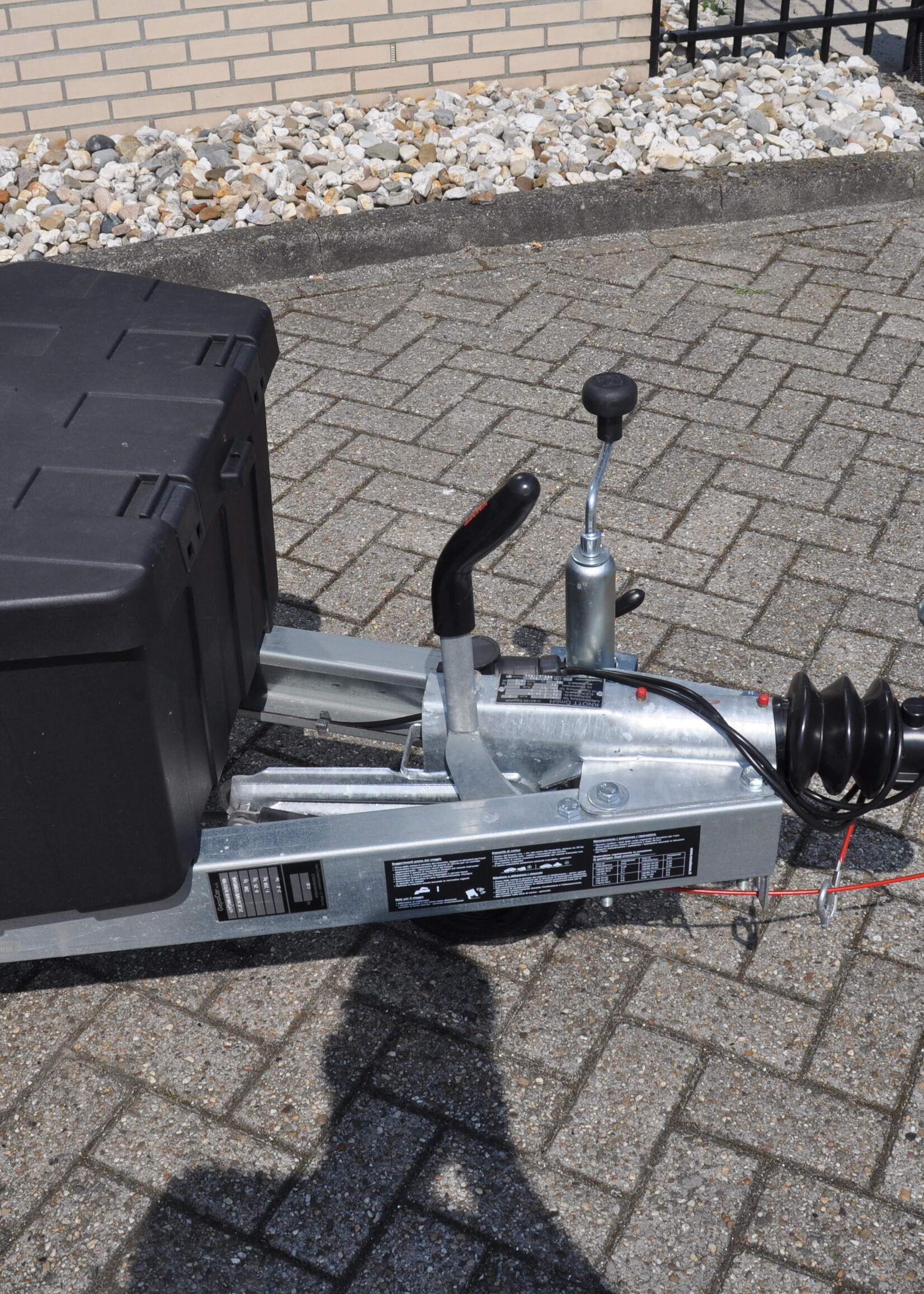 Novatecno Motortrailer Occasion - 244x133cm - 750 kg - geremd - incl. laadklep & disselkist