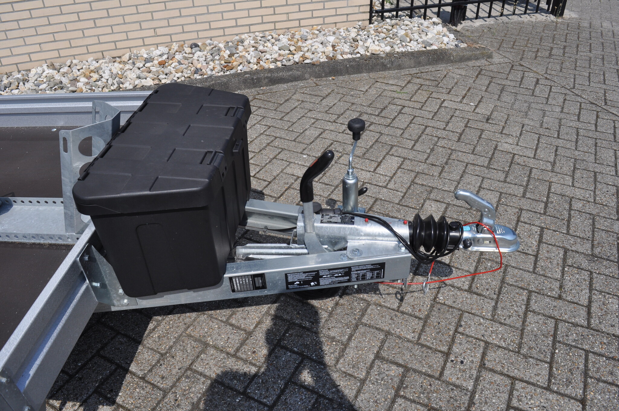 Novatecno Motortrailer Occasion - 244x133cm - 750 kg - geremd - incl. laadklep & disselkist