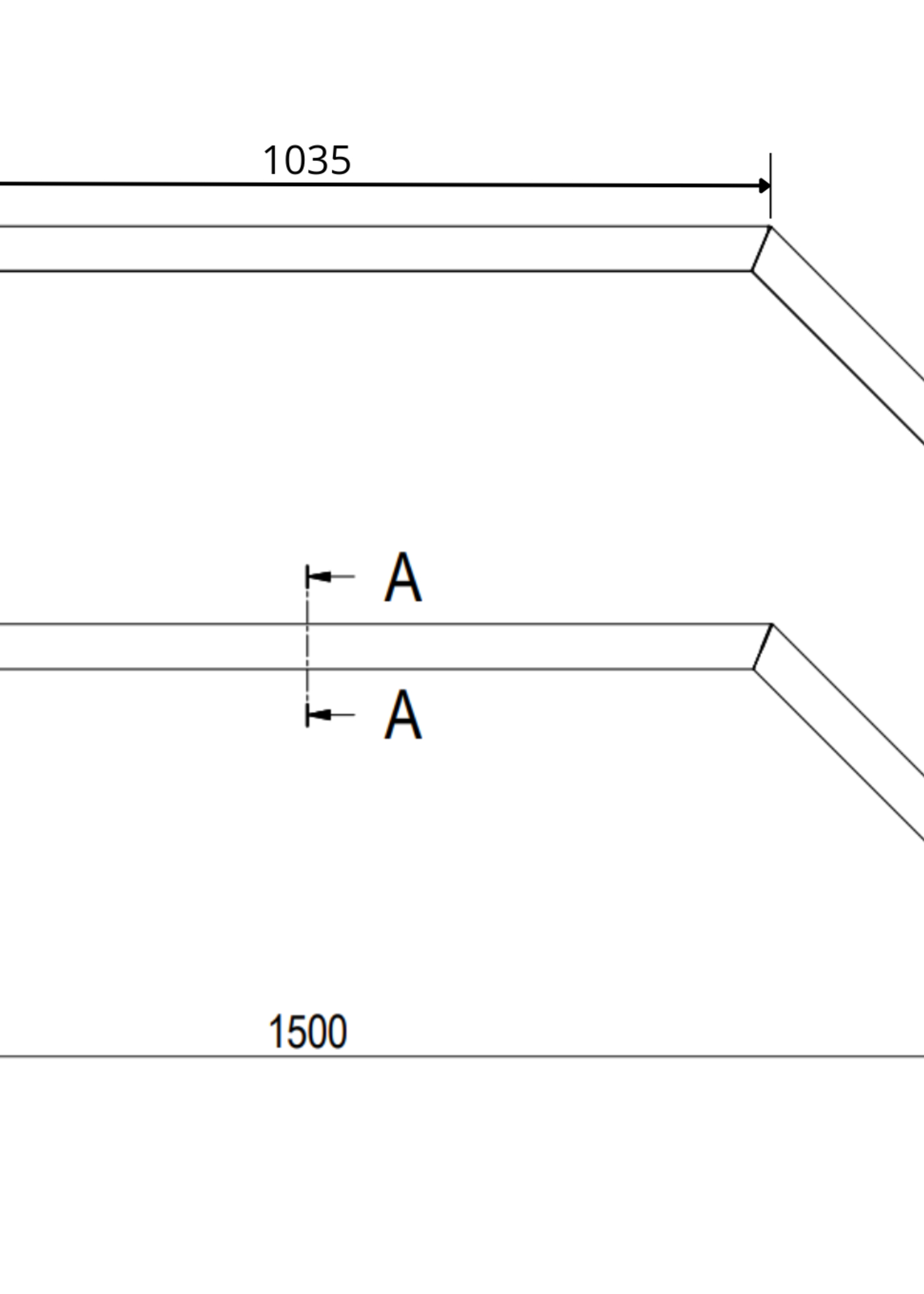 De Haan De Haan THMAQ 24150 - aluminium traanplaat spatbord