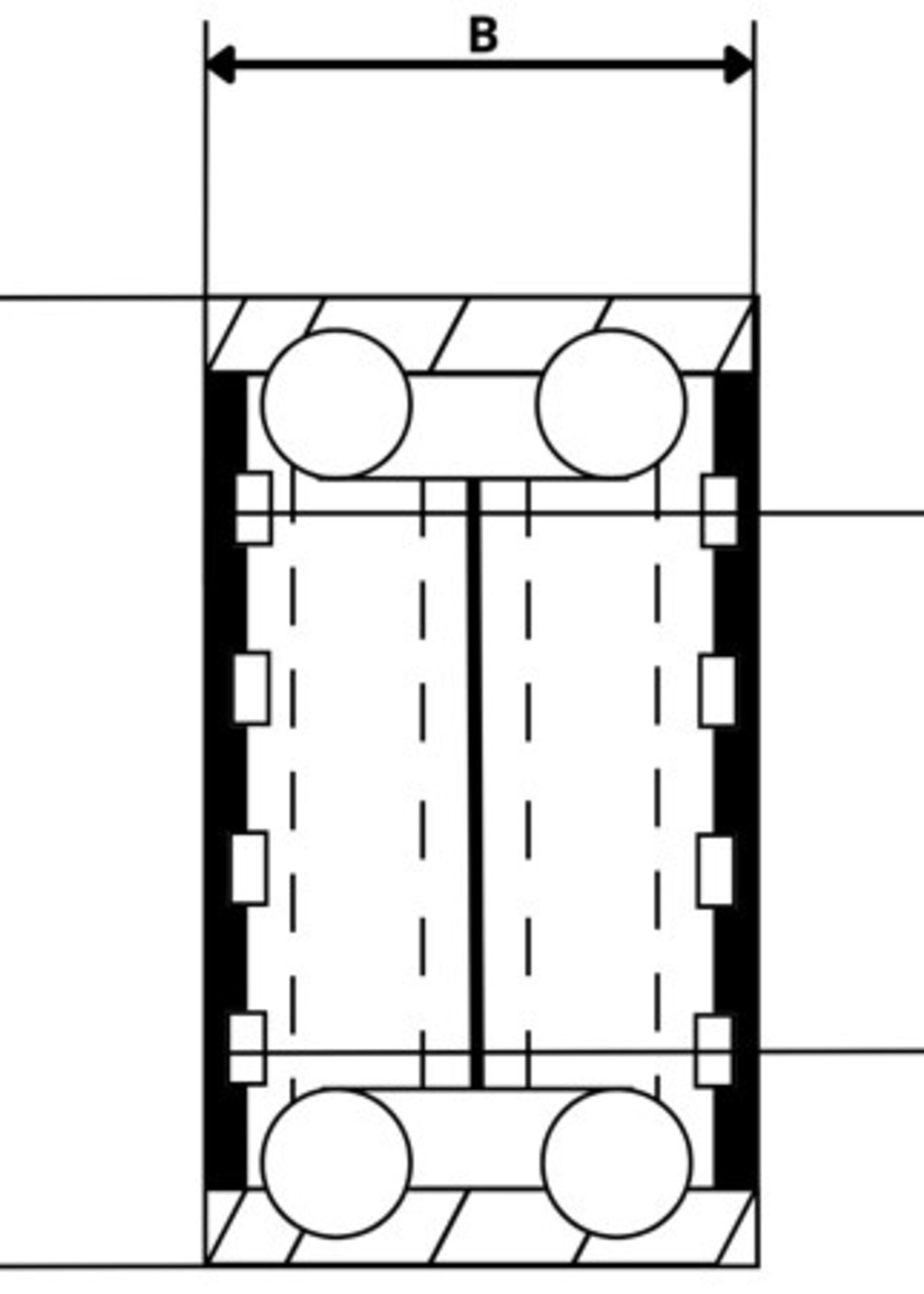 Cantonal Compactlager 39/72x37 mm - inclusief flensmoer en borgring - geschikt voor AL-KO remtype 2051