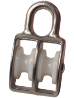 Cantonal Dubbele katrol voor 6 mm touw