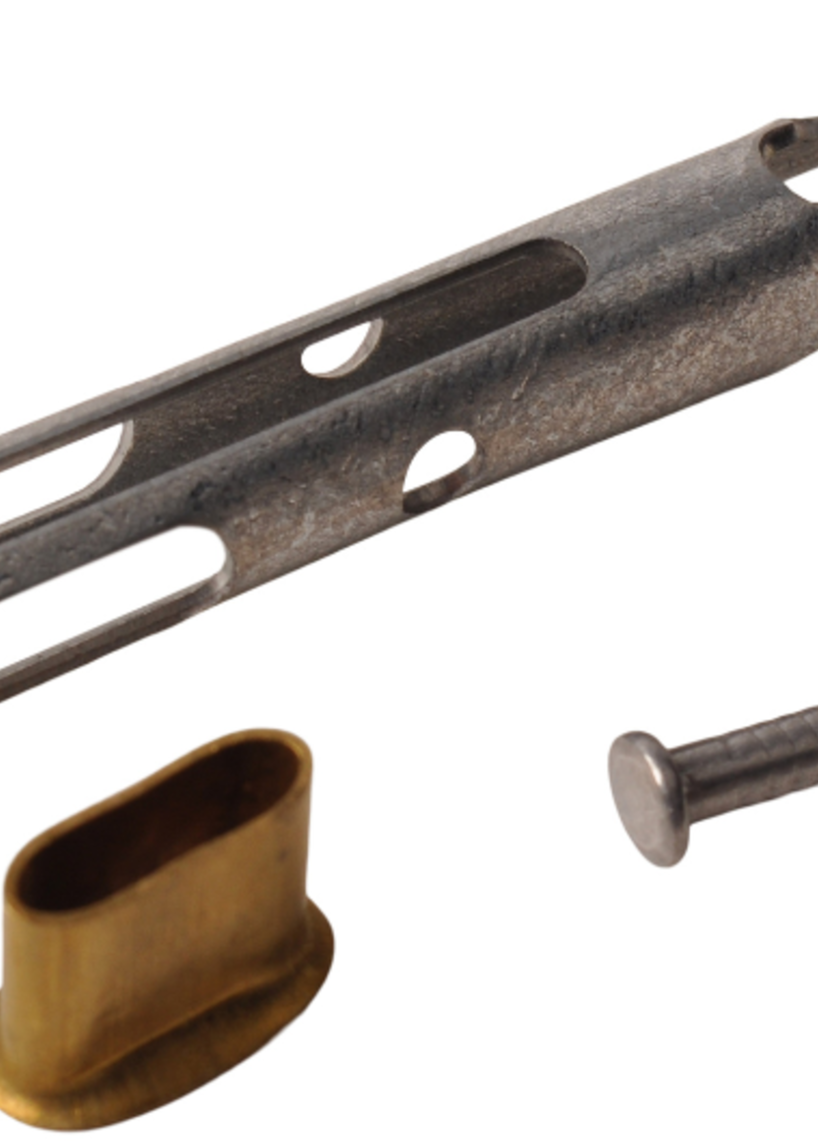 Cantonal Eindstuk TIR-kabel - 2,9x21 mm - inclusief klink spijker - geschikt voor 6 mm kabel