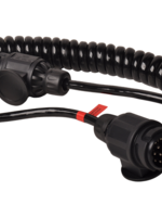Cantonal Spiraalkabel 90 > 250 cm - 2x 13P (M) 13-aderig