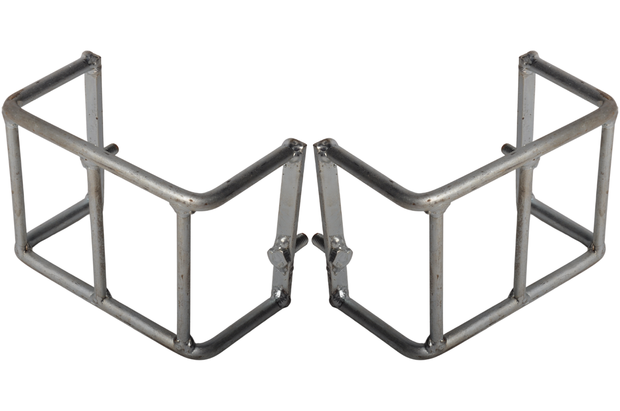 Set van 2 beschermrekken voor achterlicht - staal - 140x110x70 mm