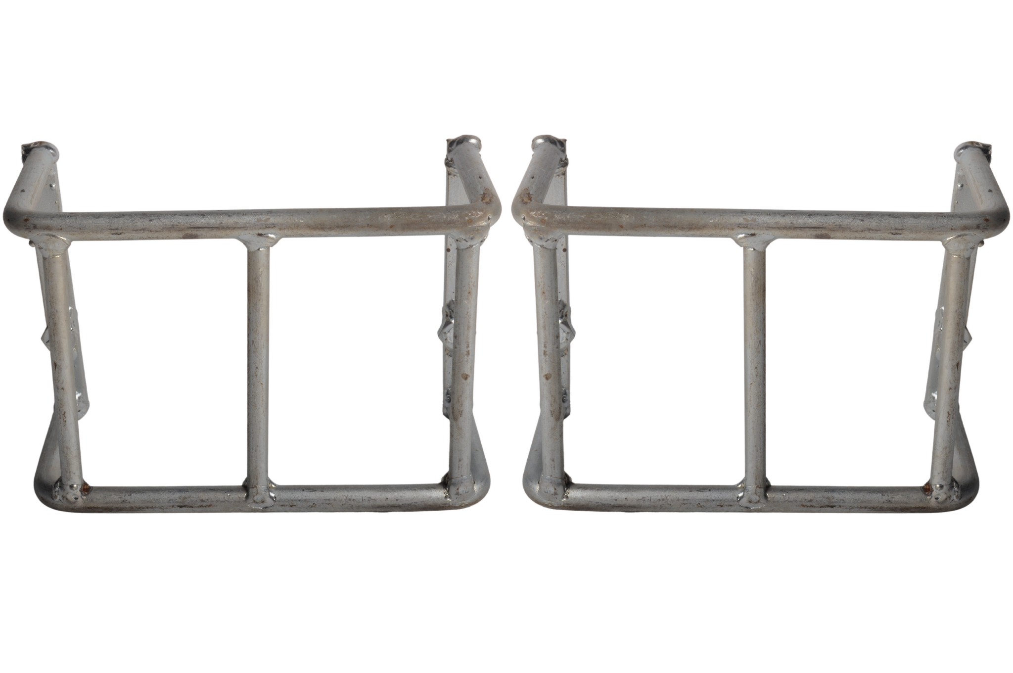 Set van 2 beschermrekken voor achterlicht - staal - 140x110x70 mm