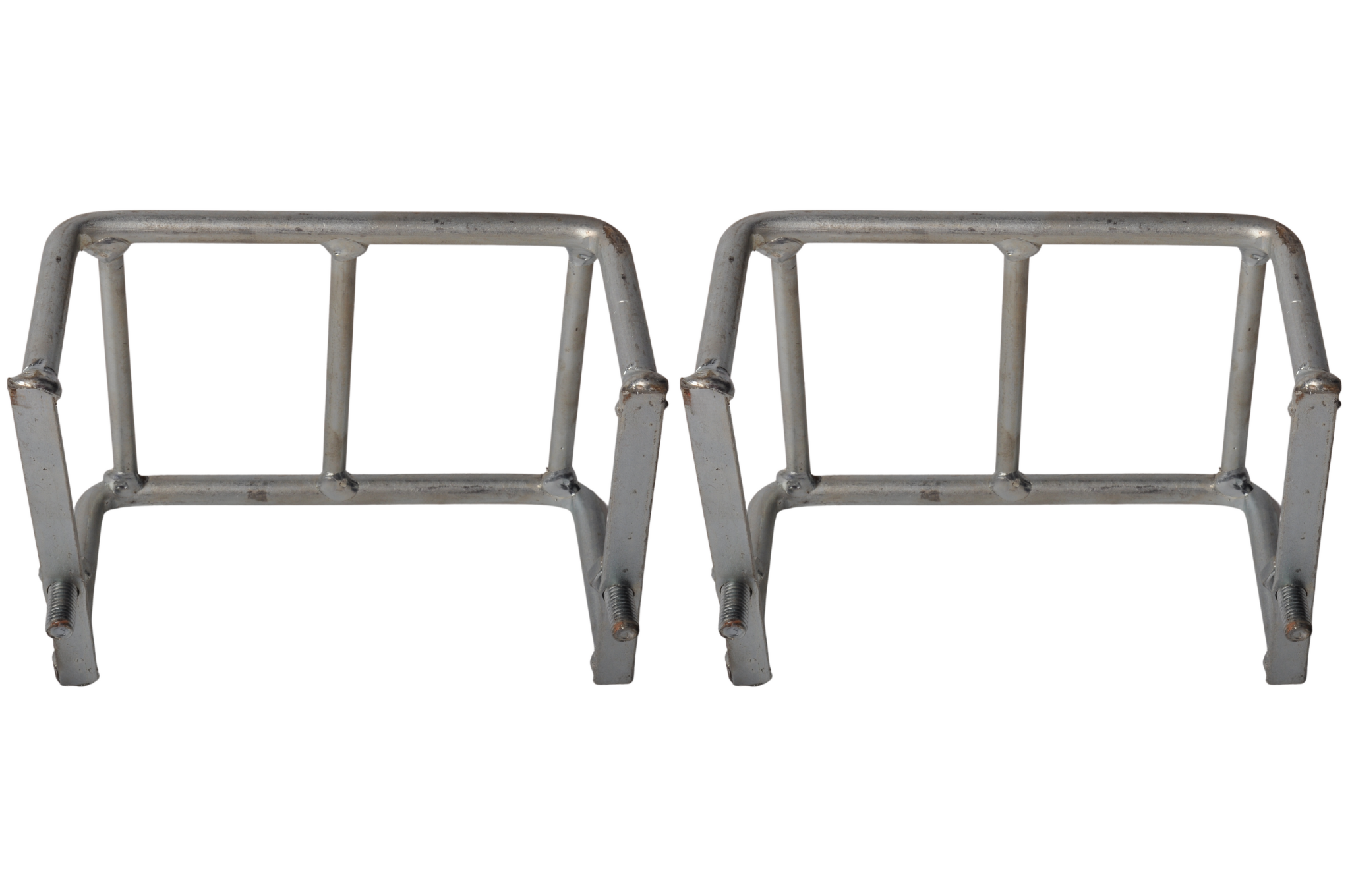 Set van 2 beschermrekken voor achterlicht - staal - 140x110x70 mm