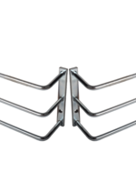 Cantonal Set van 2 beschermrekken - staal - 260x170x80 mm - o.a. geschikt voor Aspock Multipoint