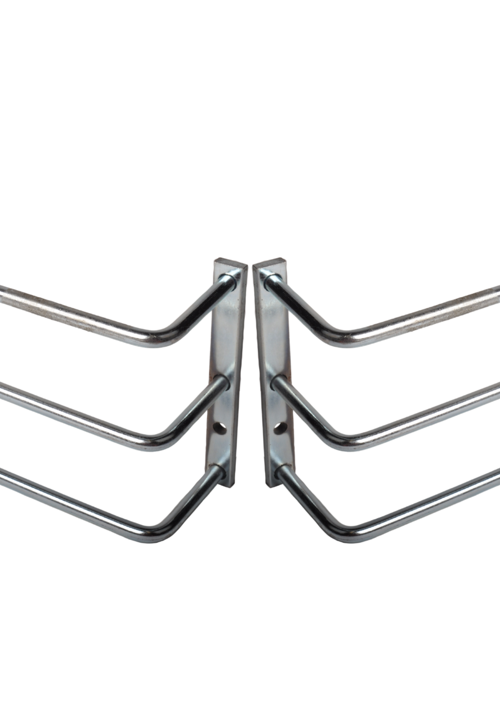 Cantonal Set van 2 beschermrekken - staal - 260x170x80 mm - o.a. geschikt voor Aspock Multipoint