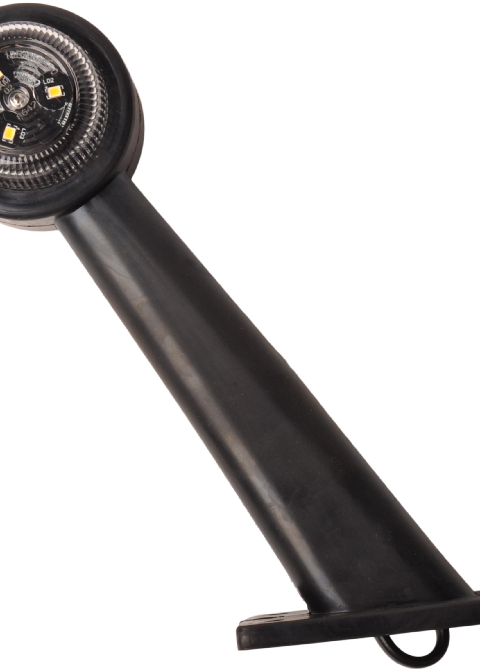 Cantonal Breedtelicht rood/wit - 45 graden - LED - 12/24 Volt