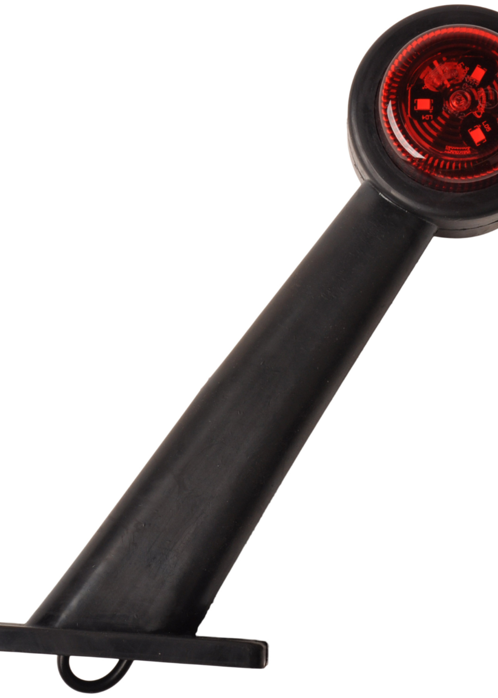 Cantonal Breedtelicht rood/wit - 45 graden - LED - 12/24 Volt