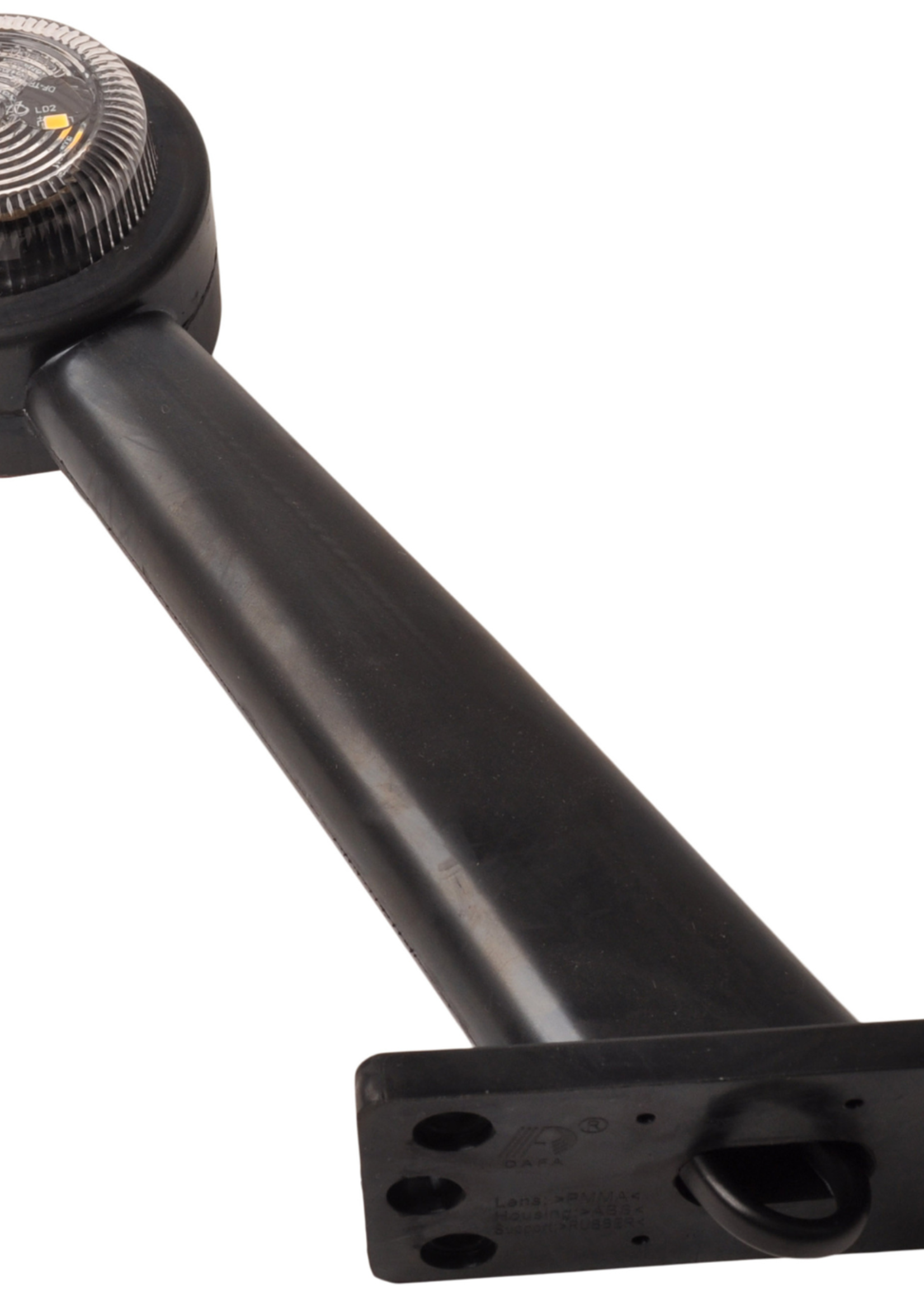 Cantonal Breedtelicht rood/wit - 45 graden - LED - 12/24 Volt