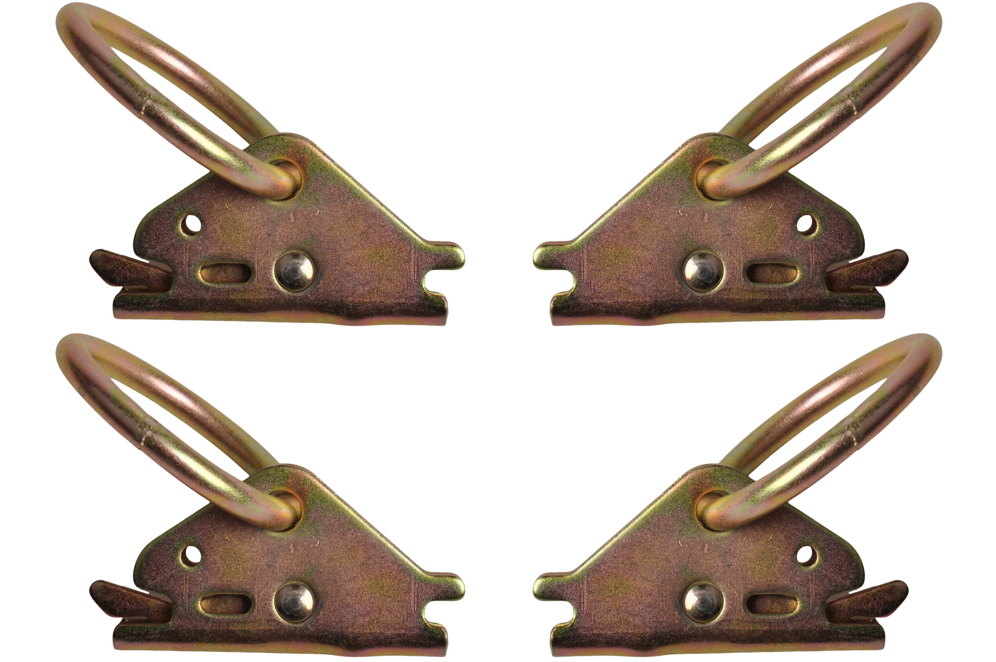 Sjoroog voor bevestigingsrails 80x14 mm - set van 4 stuks