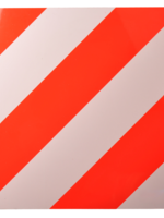 Cantonal Markeringsbord uitstekende lading 42,3x42,3 cm - aluminium