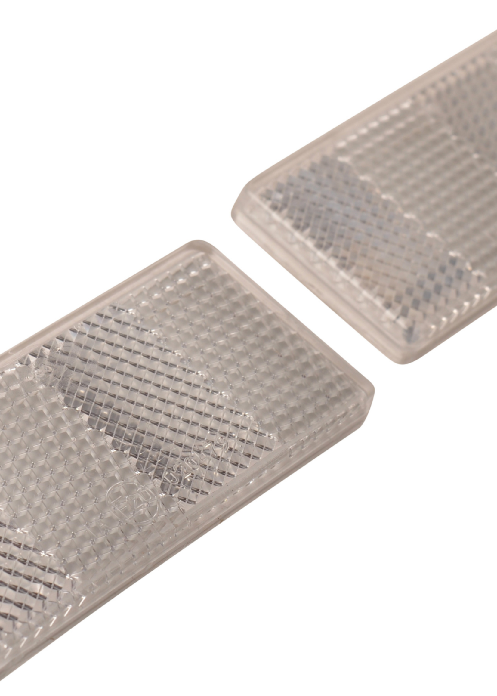 Cantonal Witte reflector 70x30 mm zelfklevend - set van 2 stuks