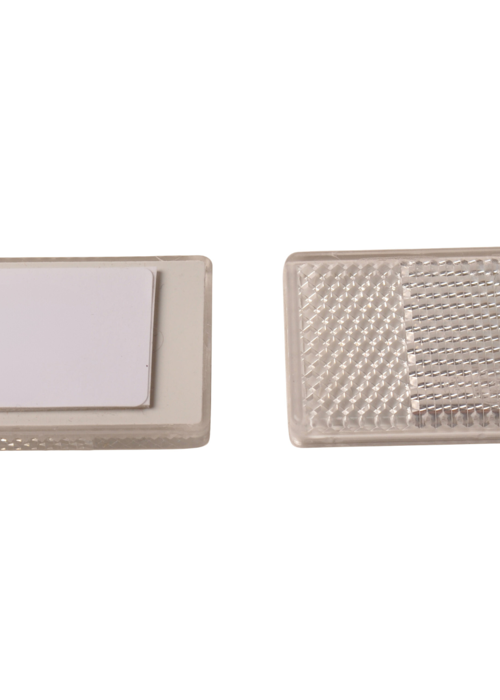 Cantonal Witte reflector 70x30 mm zelfklevend - set van 2 stuks