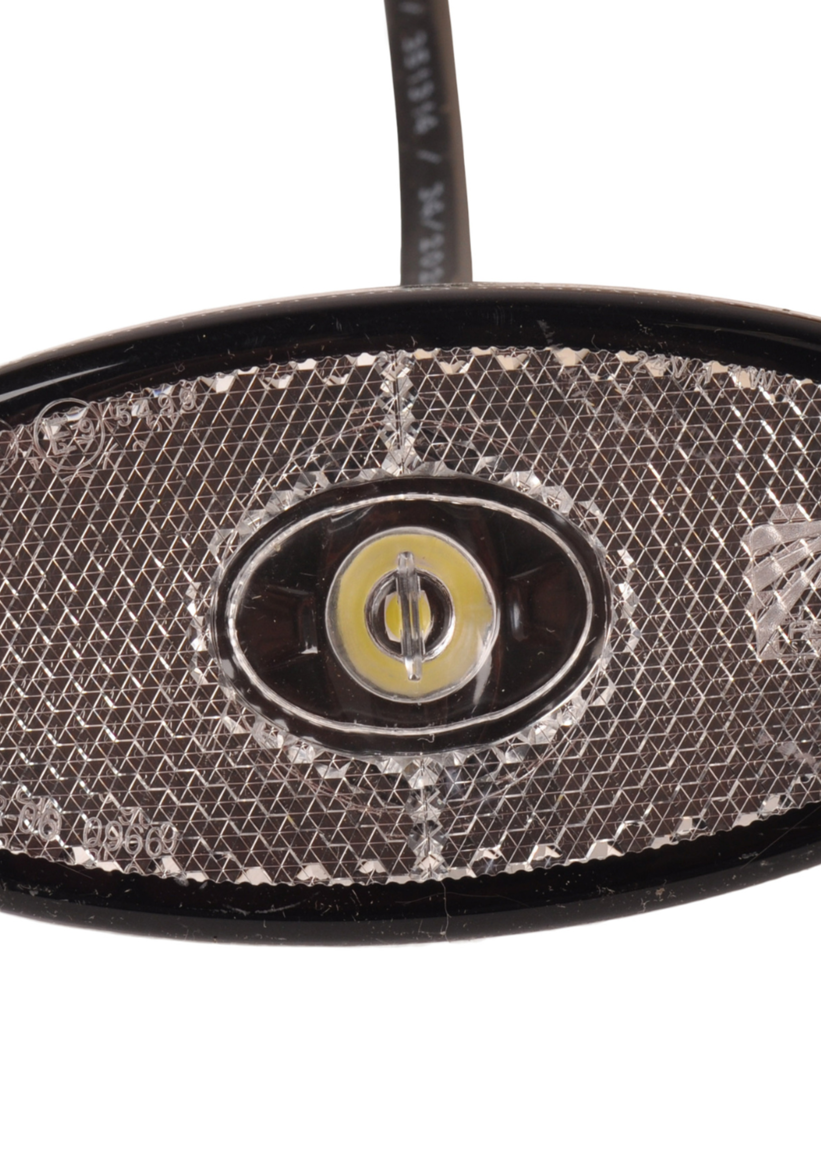 Aspock Aspock Flatpoint 2 - 12V- witte markeringslamp - connector aansluiting 50 cm DC kabel - LED
