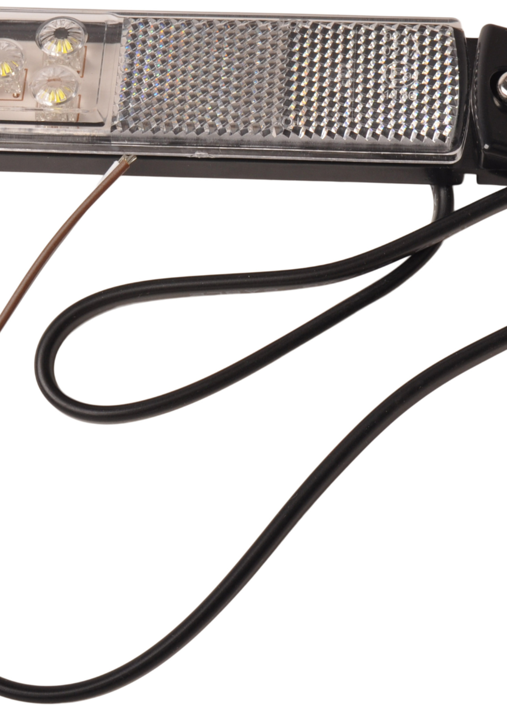 ProPlus Rechthoekige witte markeringslamp - 2-aderige losse draad aansluiting - LED