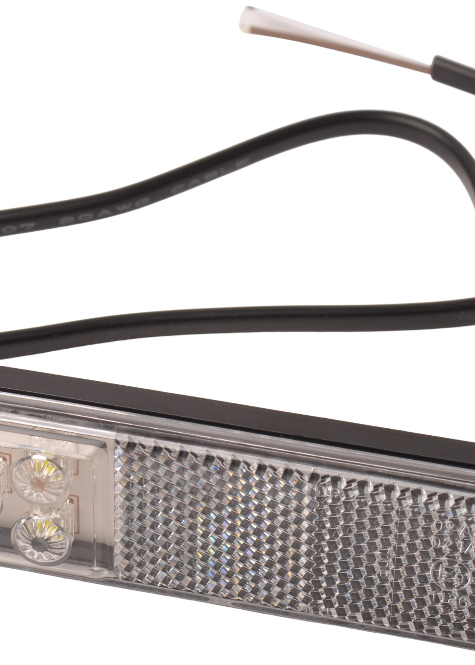 ProPlus Rechthoekige witte markeringslamp - 2-aderige losse draad aansluiting - LED