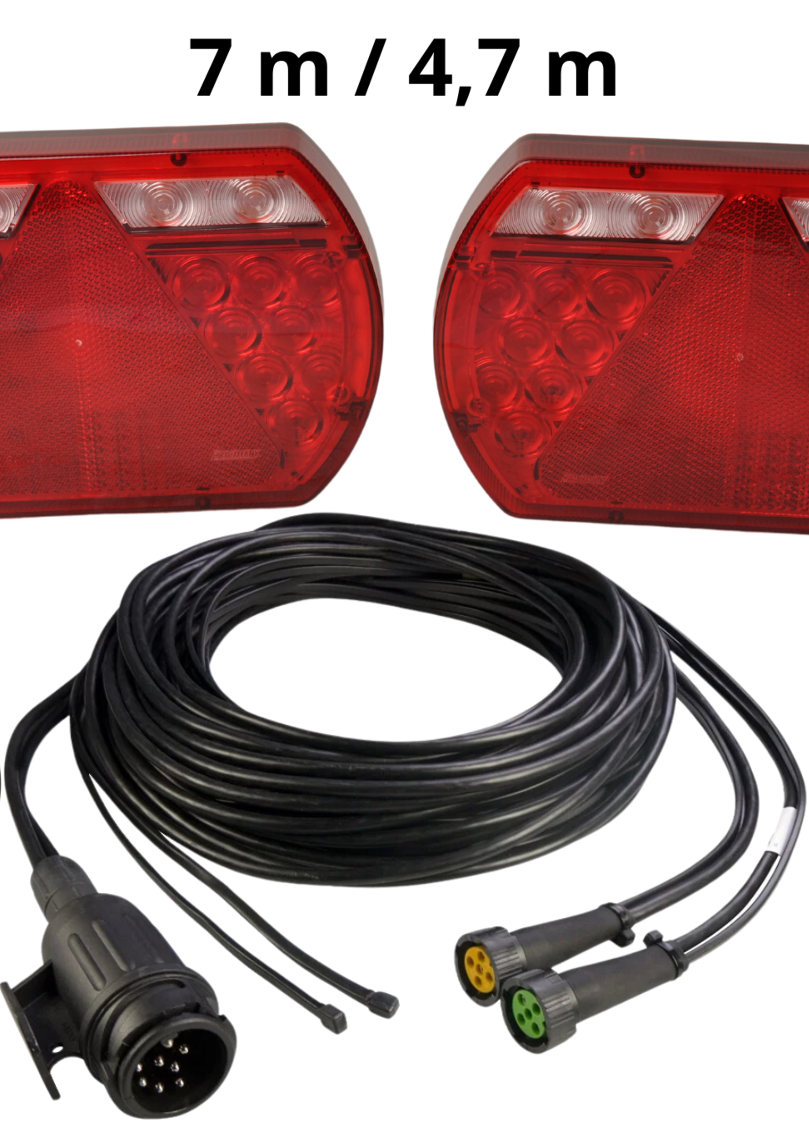 Cantonal LED set Lucidity  - 13 polig - inclusief voor markeringsverlichting & ingebouwde weerstanden -  kies de gewenste hoofdkabel