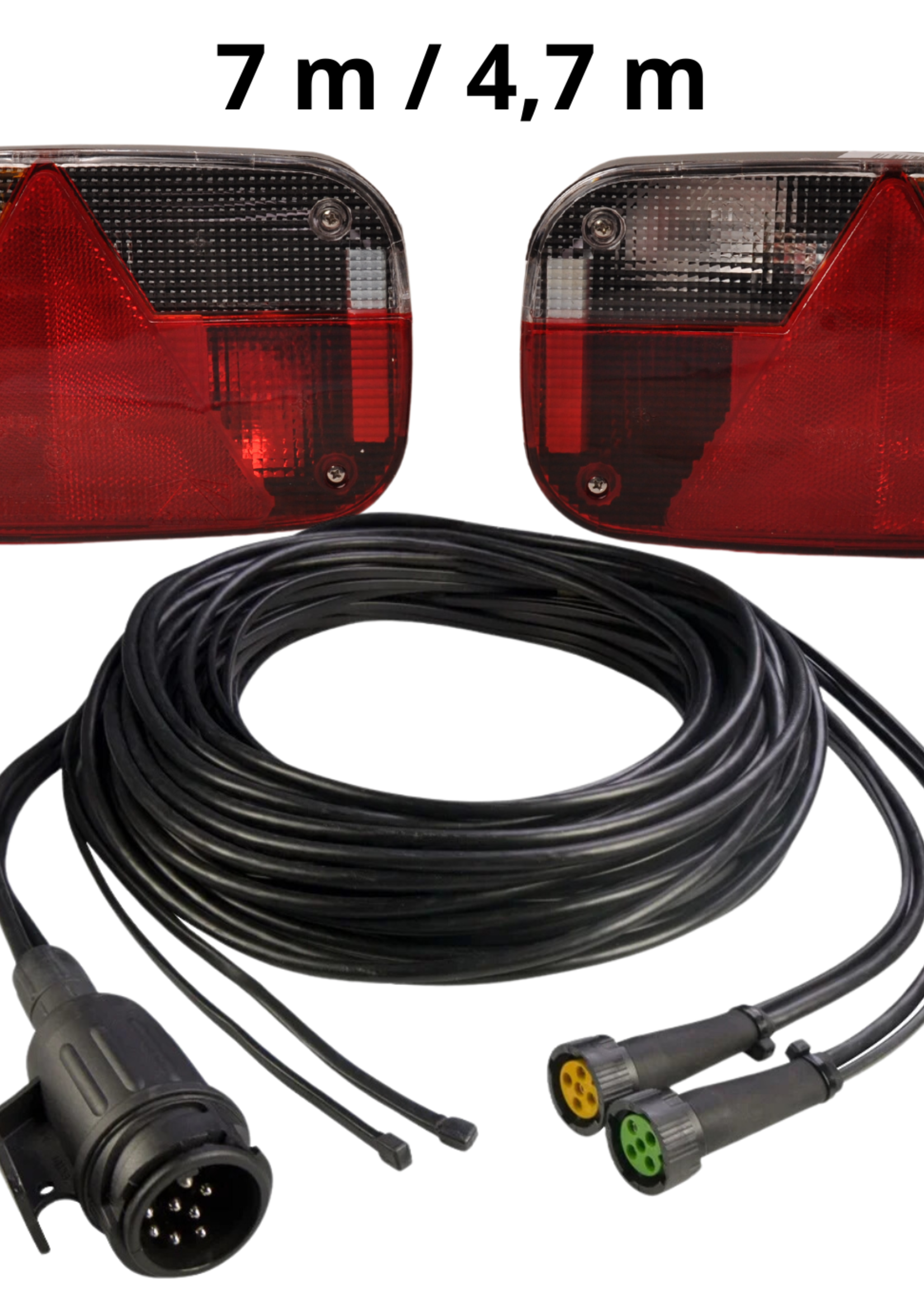 Aspock Aspock Multipoint 3 verlichtingsset - 13 polig - inclusief markeringsverlichting - kies de gewenste hoofdkabel