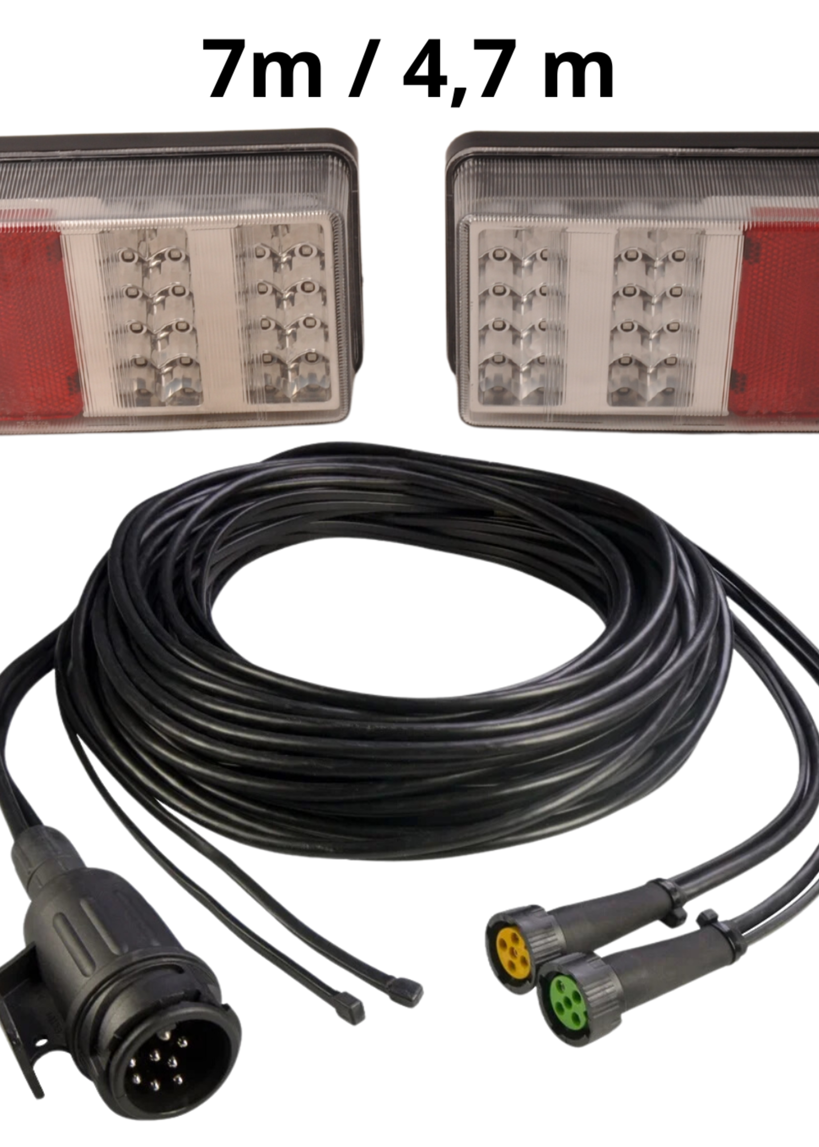 Aspock Led set  - 13 polig - inclusief voorgemonteerde markeringsverlichting - kies de gewenste hoofdkabel