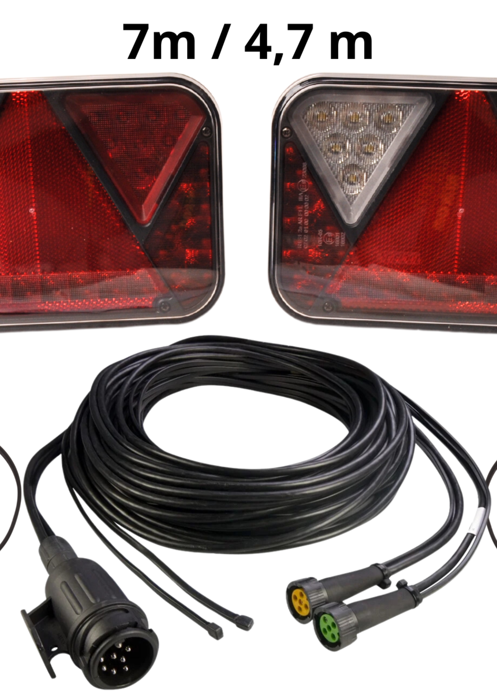 Cantonal LED set Fristom - 13 polig - inclusief markeringsverlichting & ingebouwde weerstanden - kies de gewenste hoofdkabel
