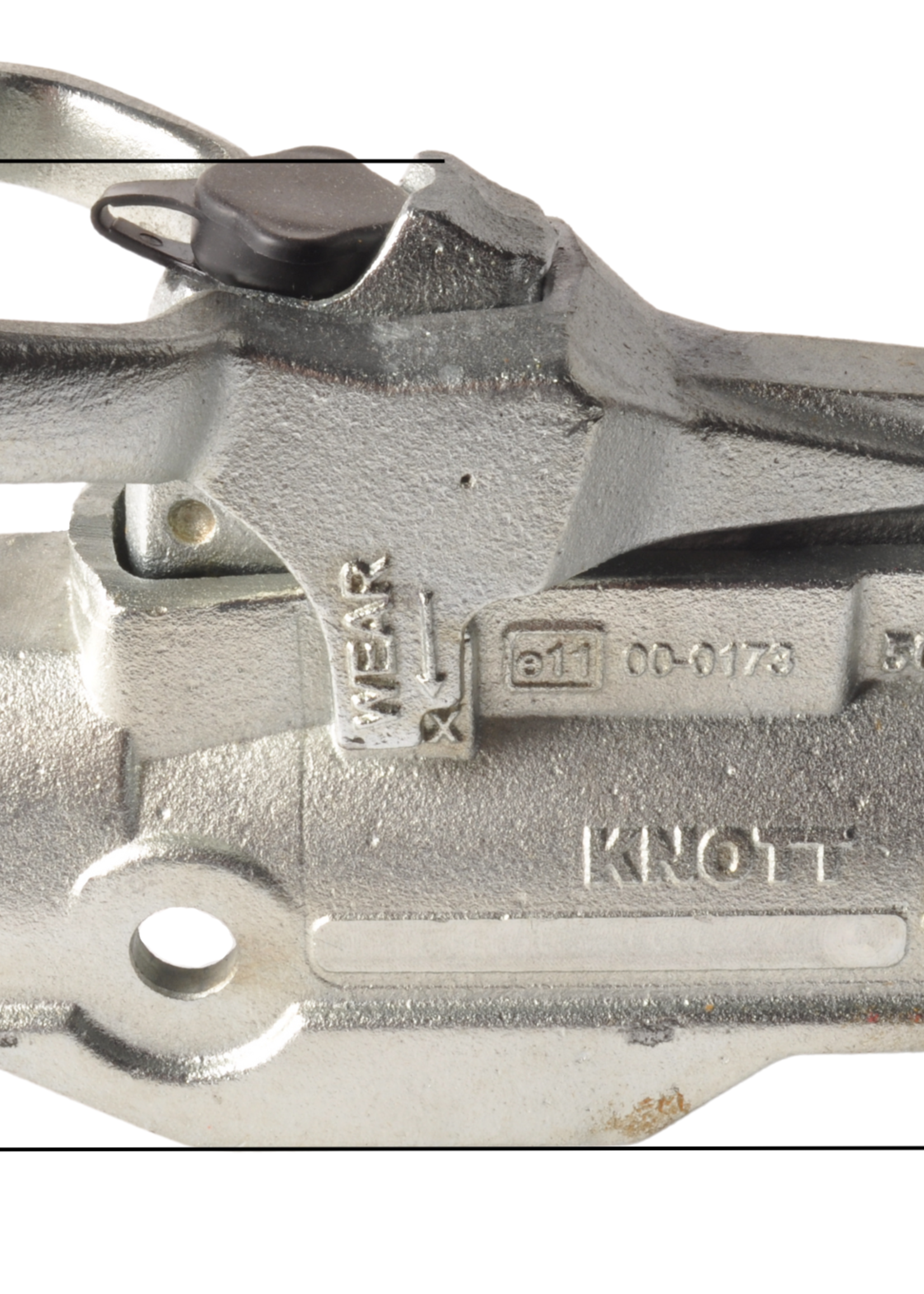 Knott Knott AV50 - rond 50 mm - 2700 kg - geremde koppeling - inclusief ingebouwd slot