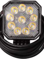 Aspock LED werklamp 12/24V - 10 leds - 300 cm DC kabel