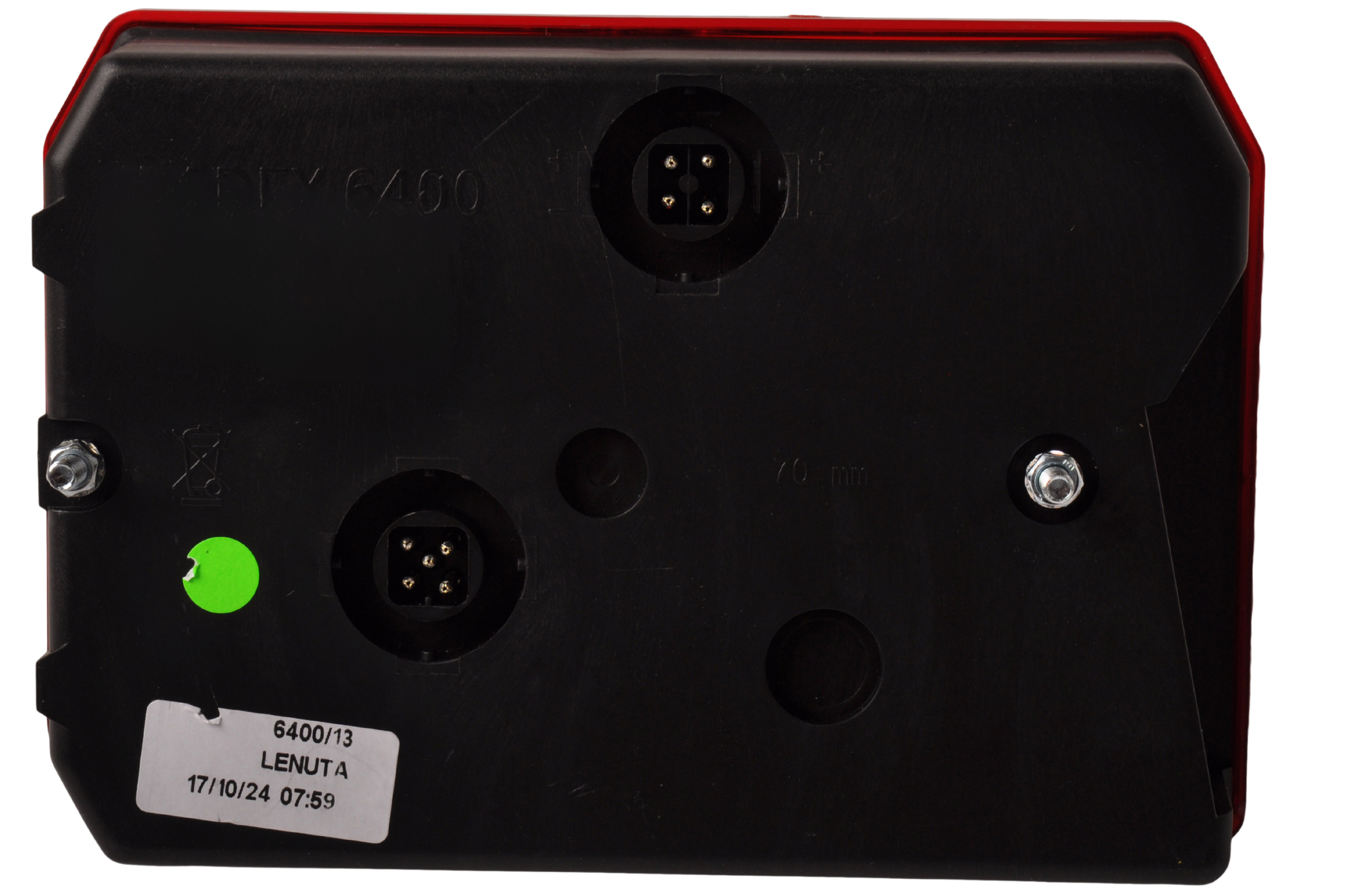 Radex 6400 Rechts 200x140x52 mm voorzien van connector aansluiting