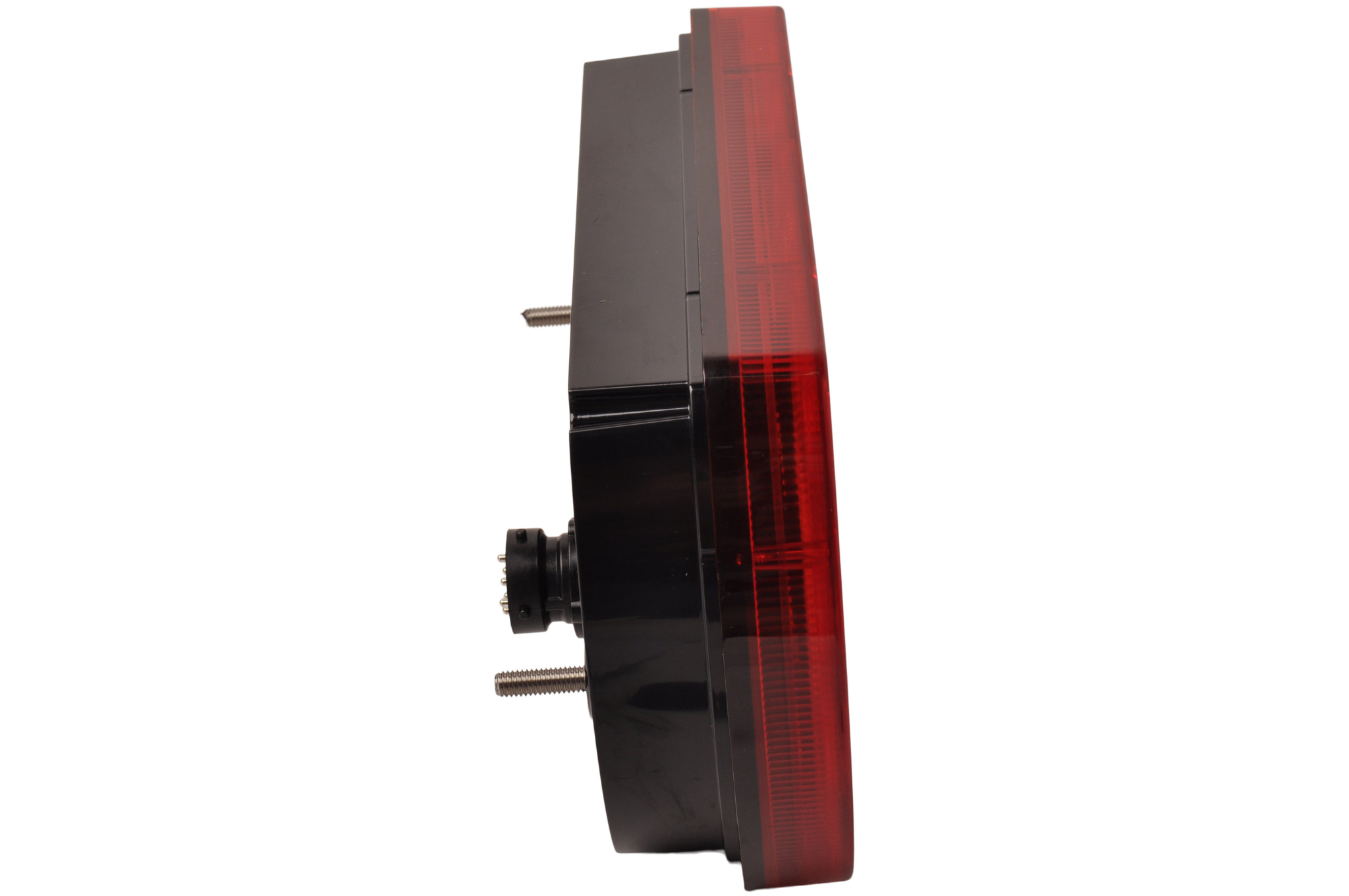 Achterlicht links met ingebouwde weerstand 236x140x52 mm - eenvoudig aan te sluiten met Aspöck 8 polige connectoren