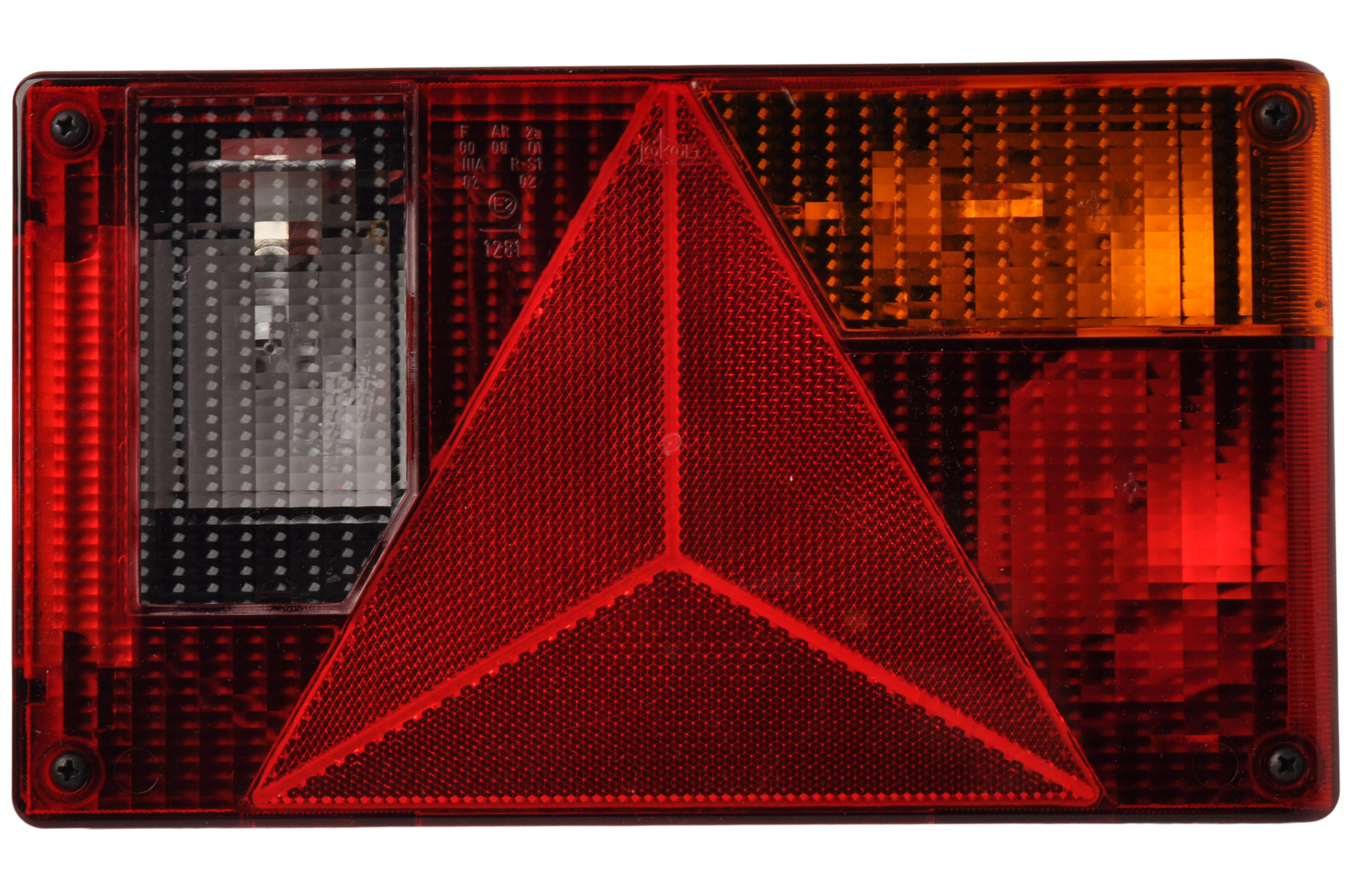 Jokon Technokon 1 rechts - inclusief achteruitrijverlichting, driehoek reflector en kentekenverlichting