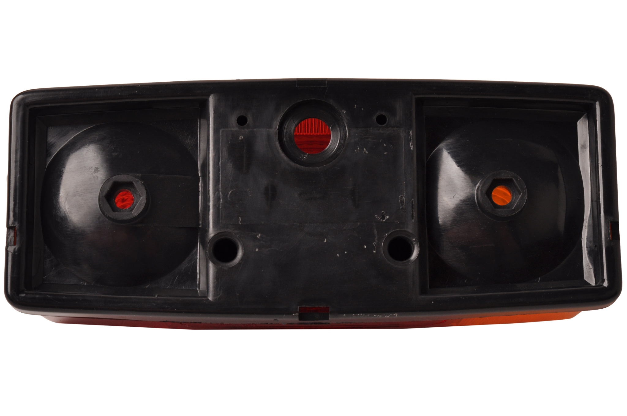 3 kamer achterlicht Links met kentekenverlichting 158x64x51 mm