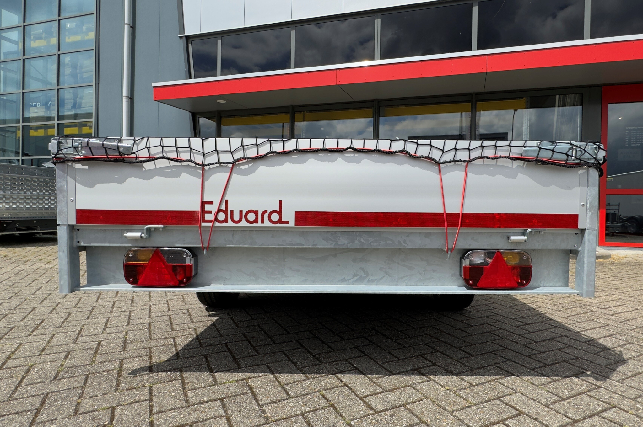 Premium aanhangernet - maasnet - 470x250 cm - inclusief elastiek rondom - UV bestendig