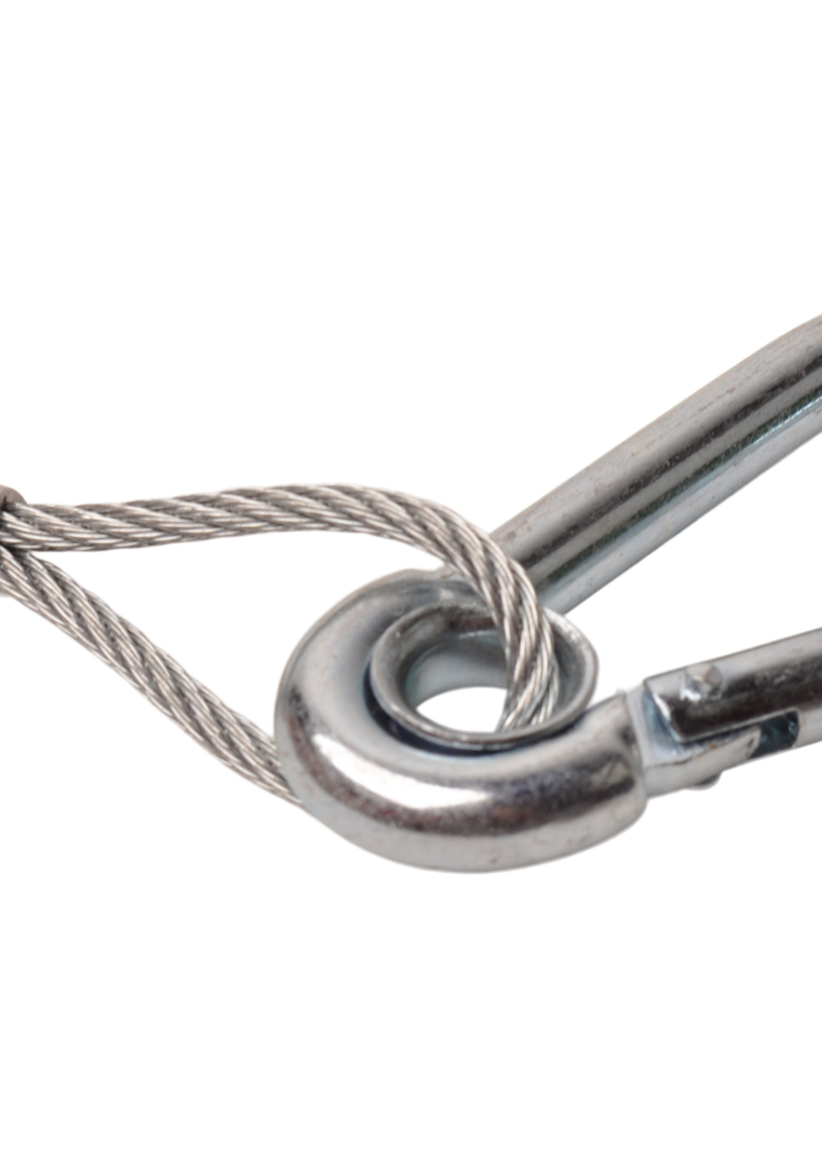 Cantonal Breekkabel 140 cm knijphaak + ring (rood)