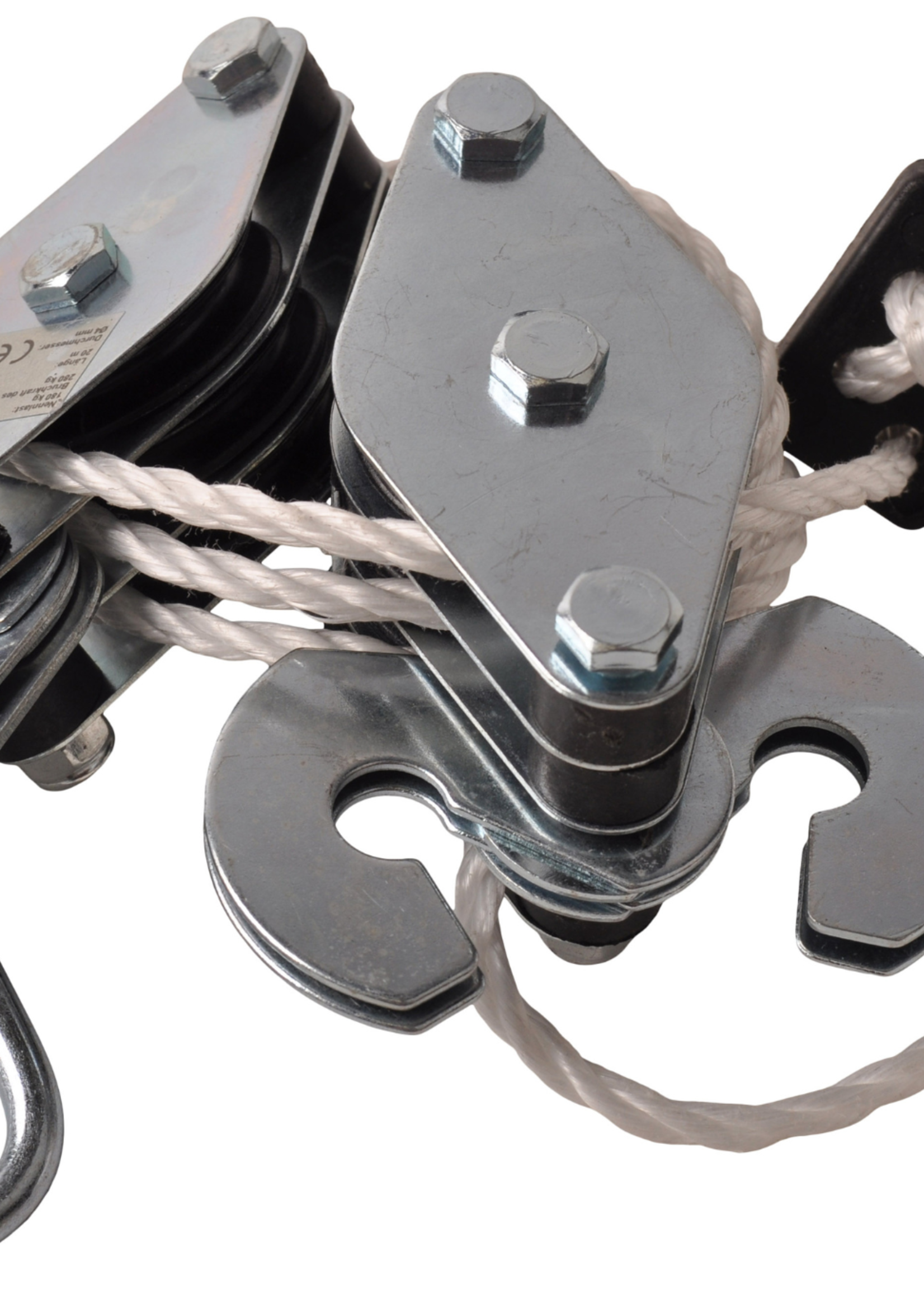 Cantonal Handtakel met 20 meter nylon touw