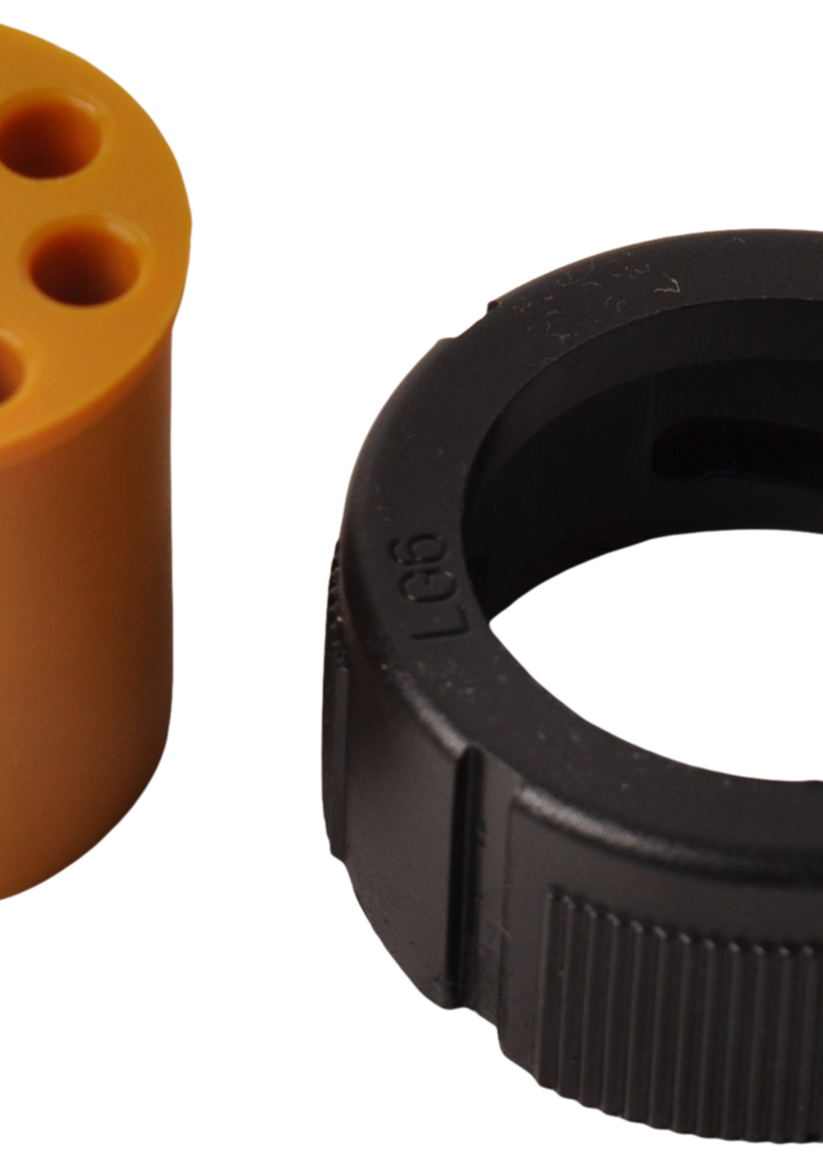 Aspock Aspock connector links - 8 pins/aderig - geel