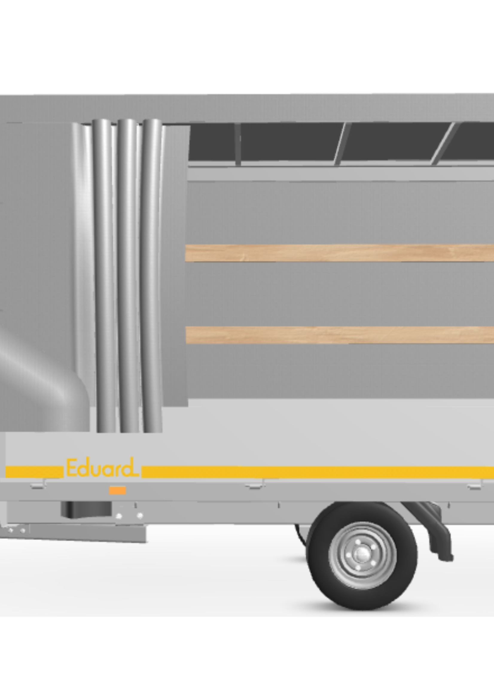 Eduard Complete Eduard huif met schuifzeil - doek en stellage - 310x160 cm - diverse hoogtes en kleuren beschikbaar