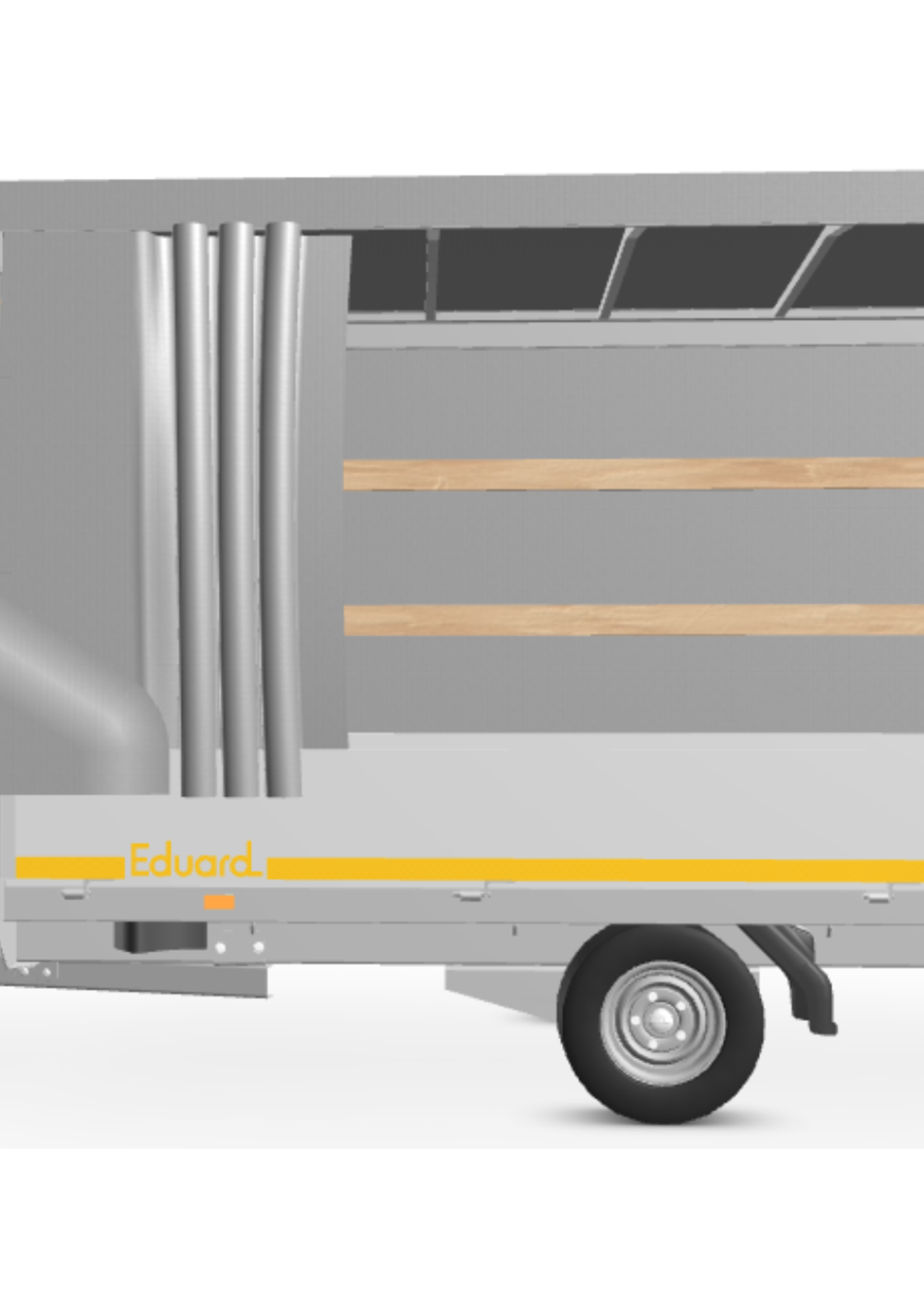 Eduard Complete Eduard huif met schuifzeil - doek en stellage - 310x180 cm - diverse hoogtes en kleuren beschikbaar